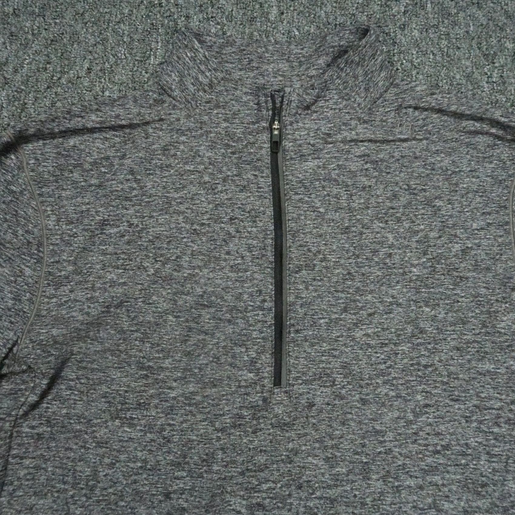 Lululemon Lululemon Pullover Mens Large Gray Surge Warm Half Zip Performance Heather Shirt Size US L / EU 52-54 / 3 - 2 Thumbnail