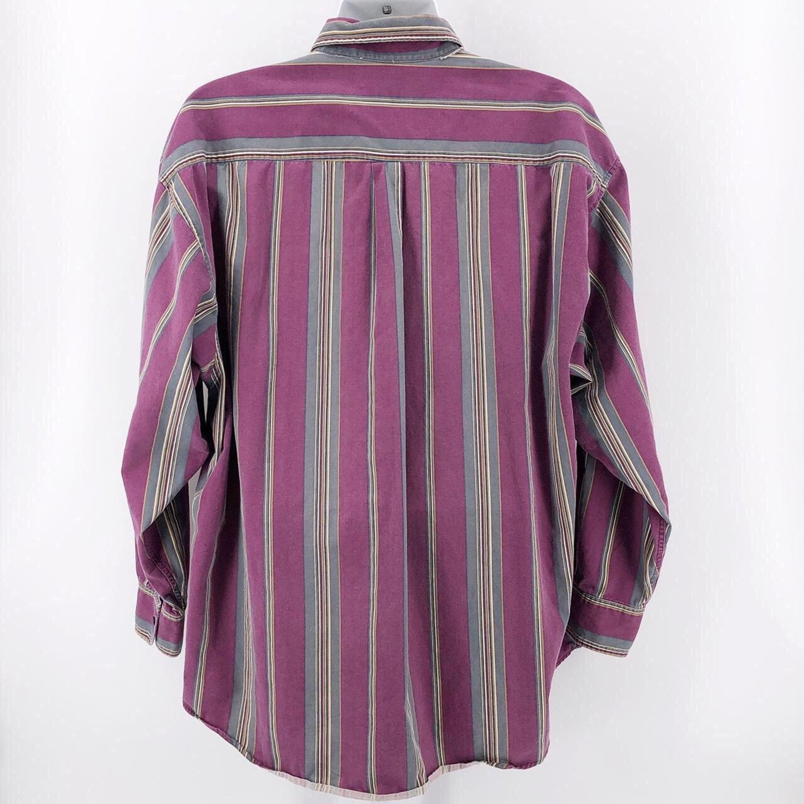Izod × Vintage Izod striped button down shirt 90s 1990s vintage Size US XL / EU 56 / 4 - 2 Thumbnail