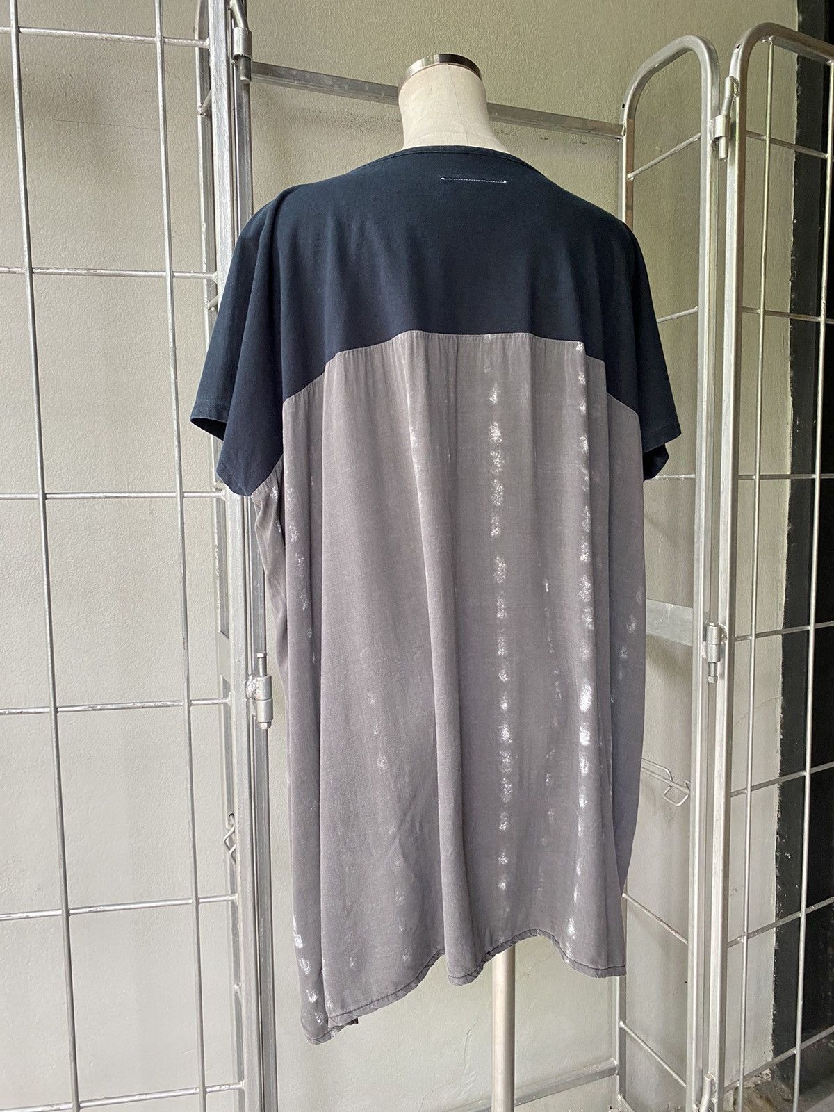 Maison Margiela MM6 Maison Margiela Blue/Grey Square T-Shirt Size M / US 6-8 / IT 42-44 - 14 Thumbnail