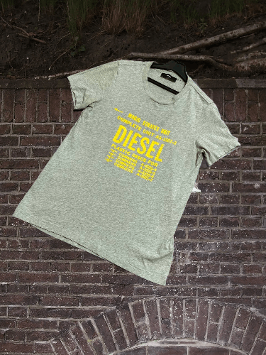 Diesel × Vintage Vintage Diesel Rare big logo green boxy fit y2k tee T-shirt Size US M / EU 48-50 / 2 - 1 Thumbnail