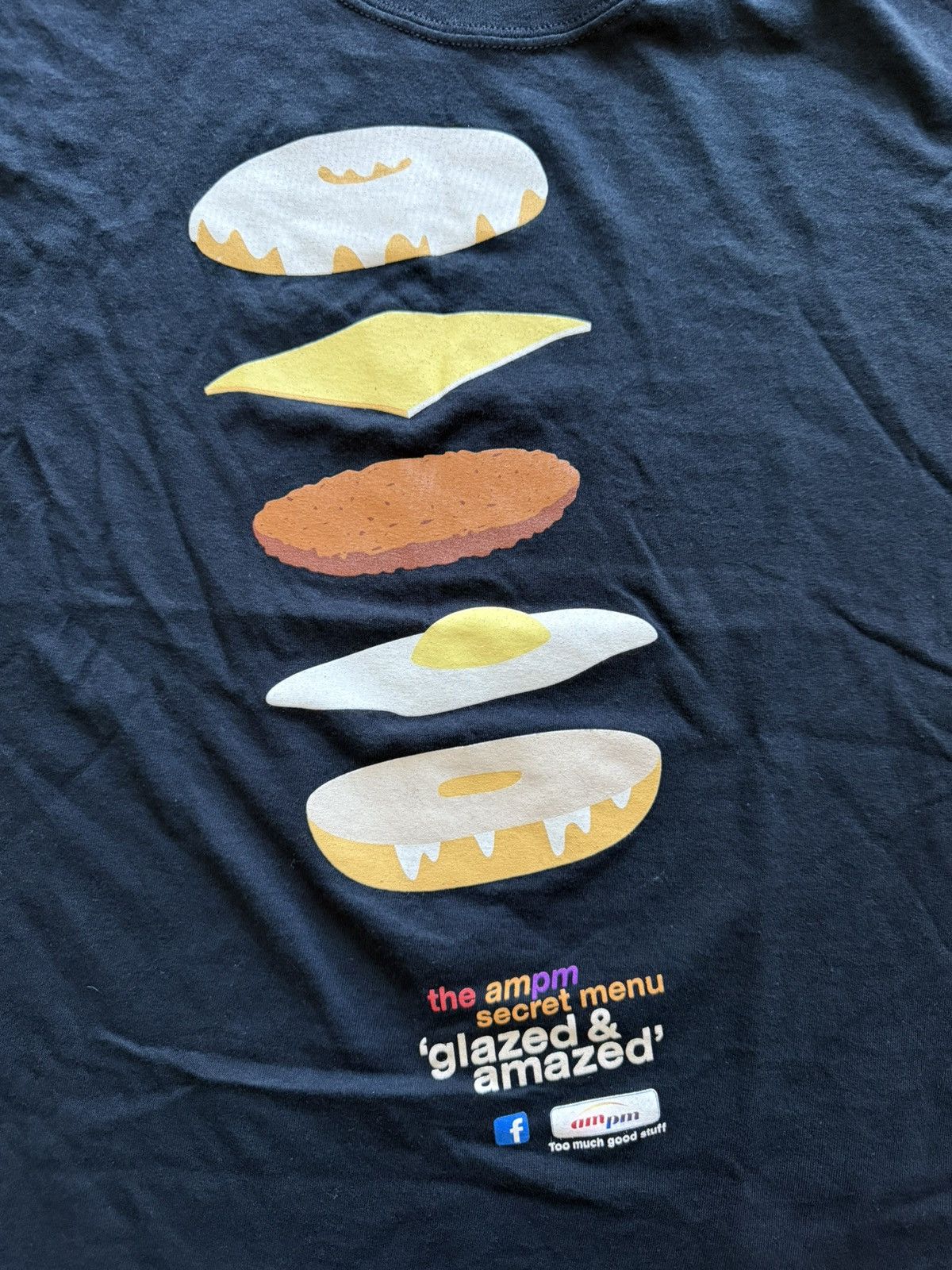 Vintage Vintage AM PM Promo Snack T Shirt TOO MUCH GOOD STUFF Size US L / EU 52-54 / 3 - 2 Thumbnail