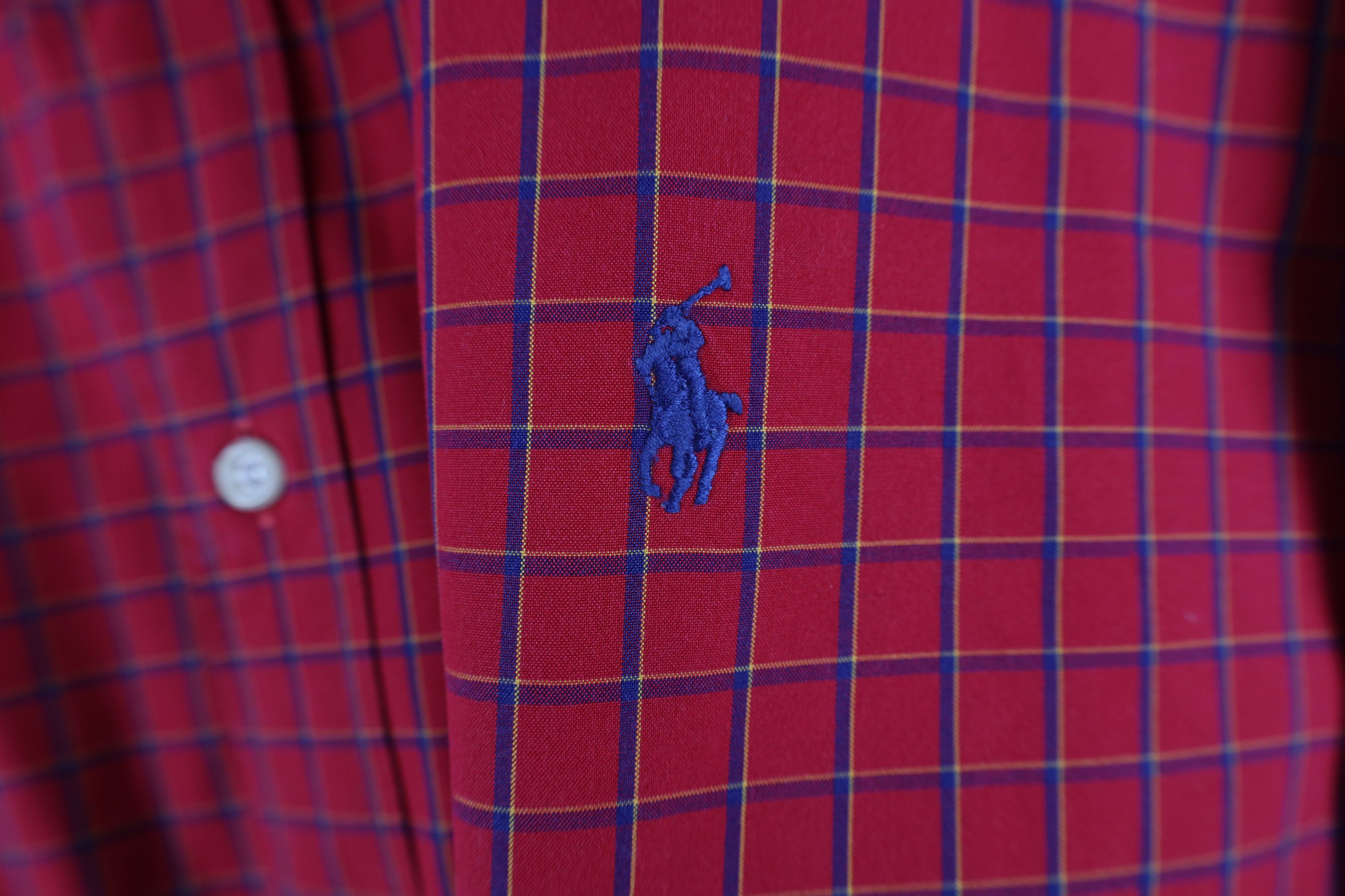 Ralph Lauren Vintage 90s Ralph Lauren Collared Button Down Shirt Plaid Size US XL / EU 56 / 4 - 4 Thumbnail