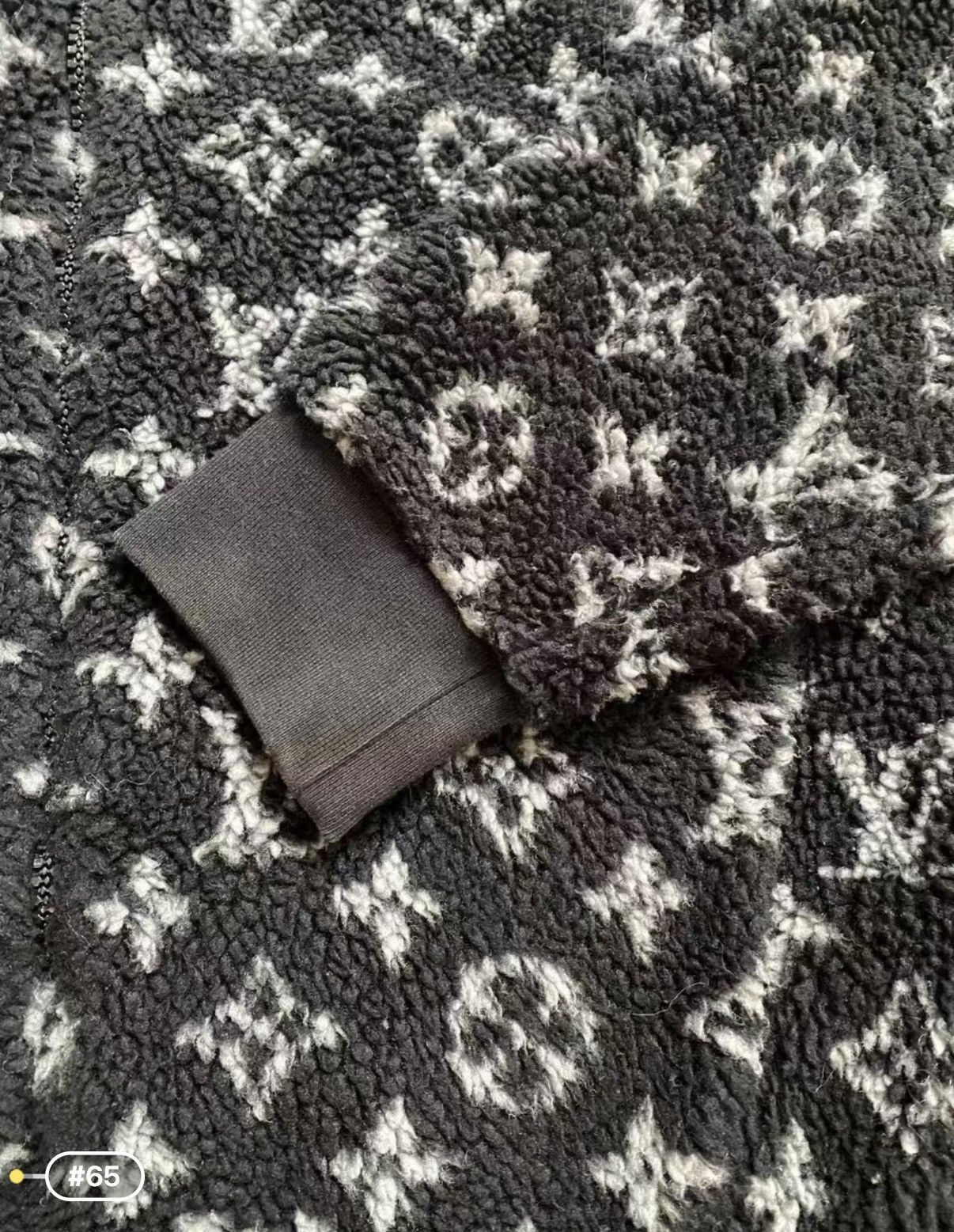 Louis Vuitton Vuitton Black Monogram Teddy Fleece Jacket J33 Size S / US 4 / IT 40 - 6 Thumbnail