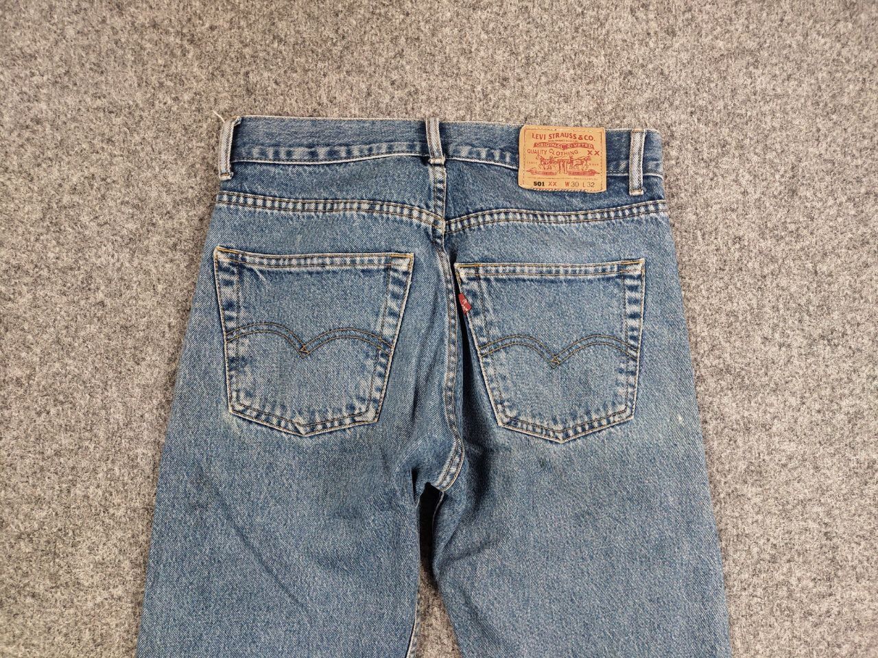 Levi's Vintage 80's Levis 501 Distressed Denim Jeans made in USa Size US 30 / EU 46 - 14 Thumbnail