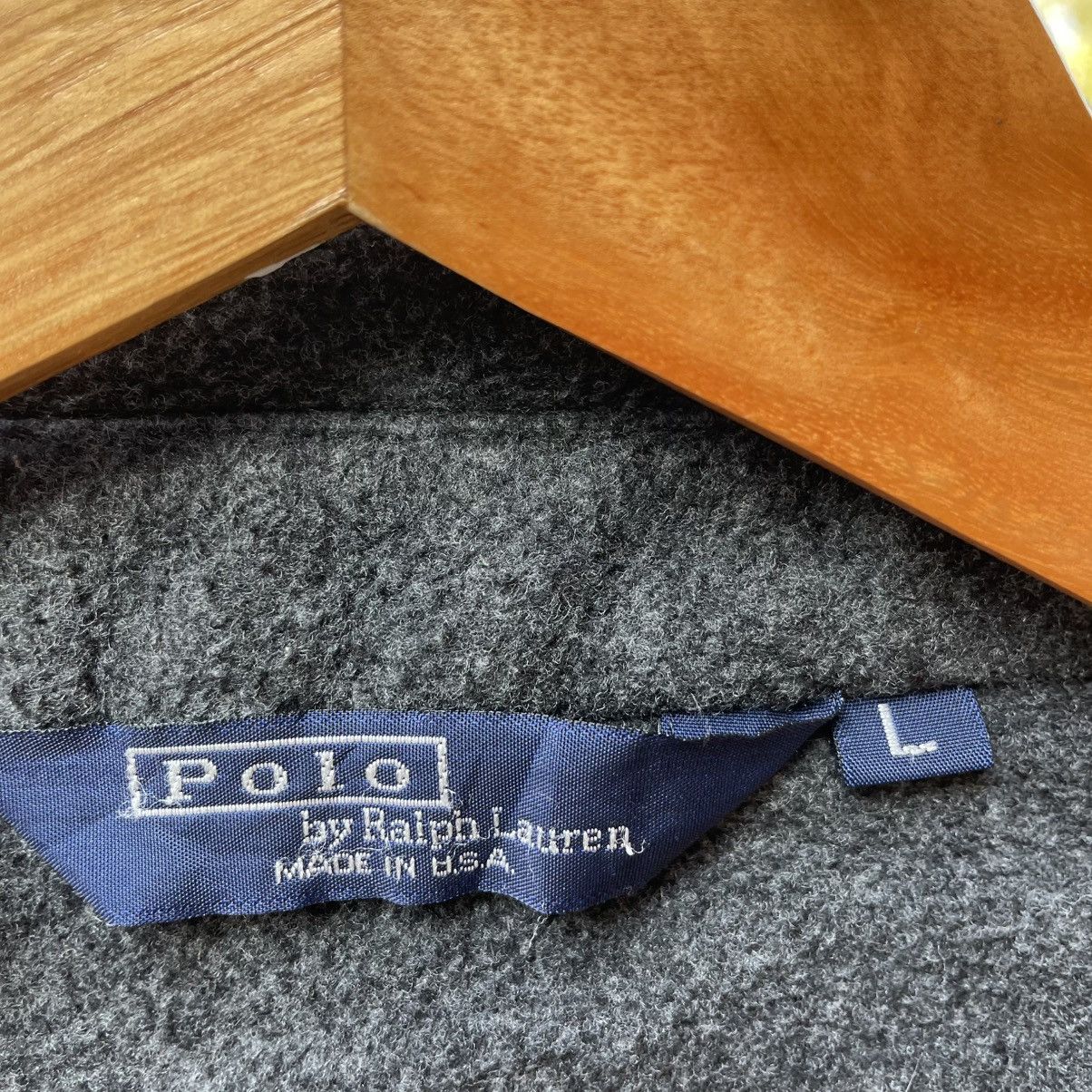 Polo Ralph Lauren 🔥Vintage 90s Polo Ralph Lauren Full Zipper Fleece Jacket Size US L / EU 52-54 / 3 - 19 Thumbnail