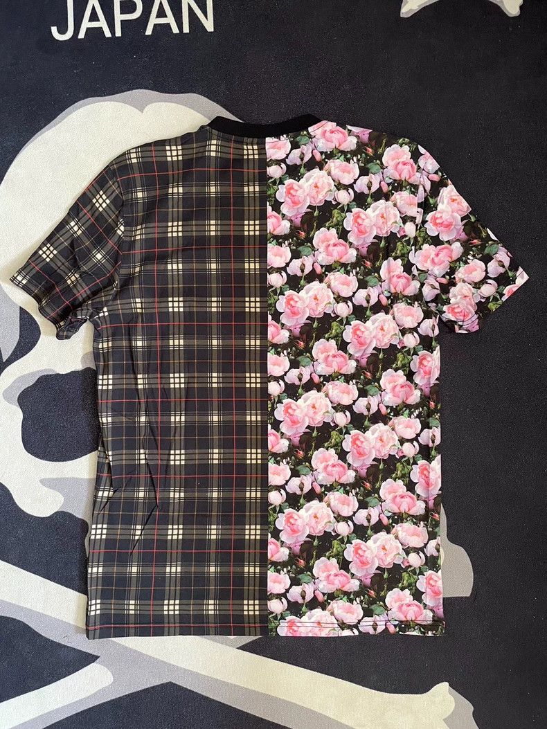 Givenchy Givenchy Short-sleeved T-shirt with a rose and plaid patch Size US M / EU 48-50 / 2 - 6 Thumbnail