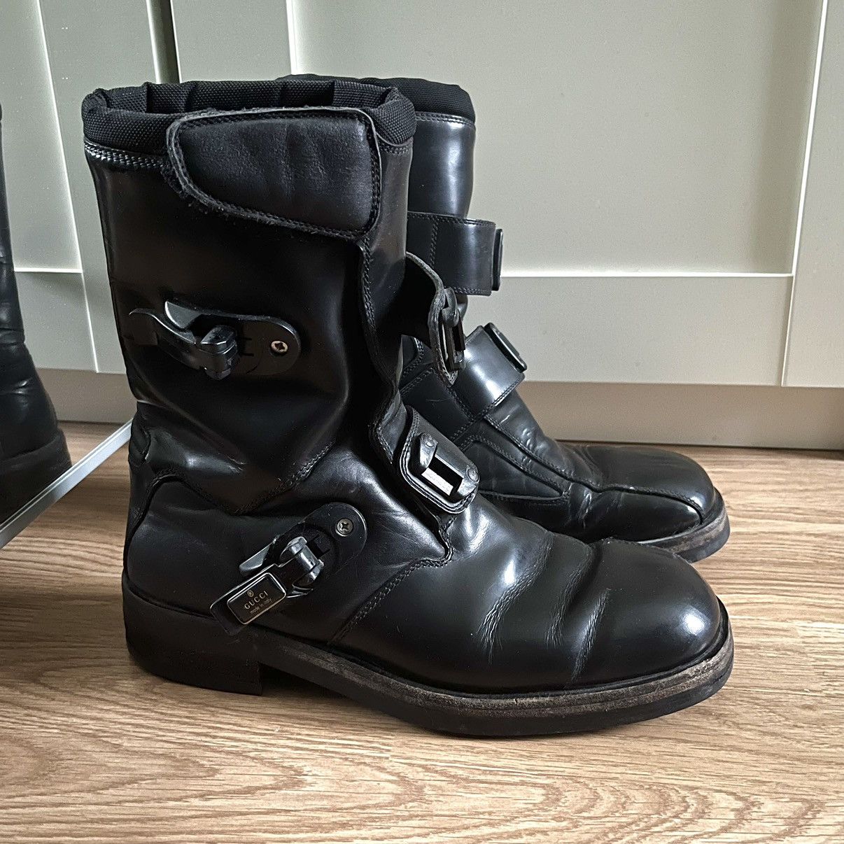 Gucci × Tom Ford AW99 Moto Boots | Grailed