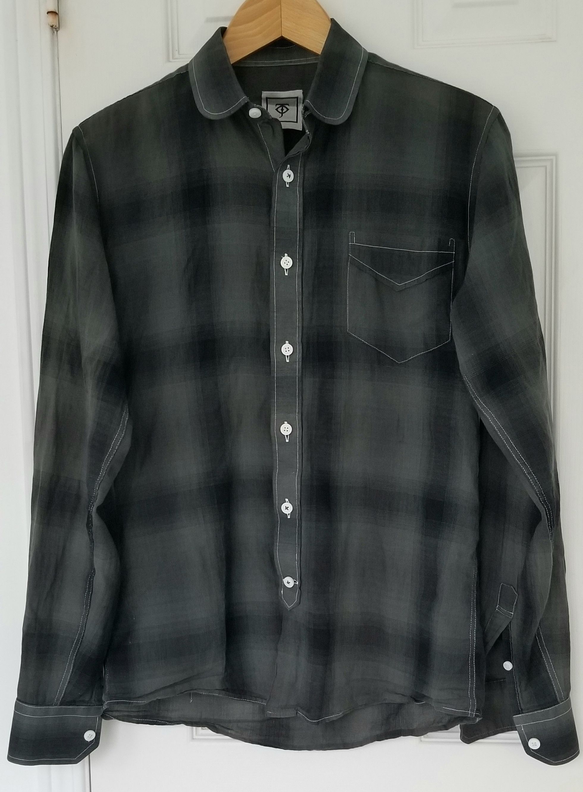 Temple Of Jawnz Temple Jawnz Grey Saint Black Dior Shadow Plaid Celine Homme Size US XS / EU 42 / 0 - 1 Thumbnail