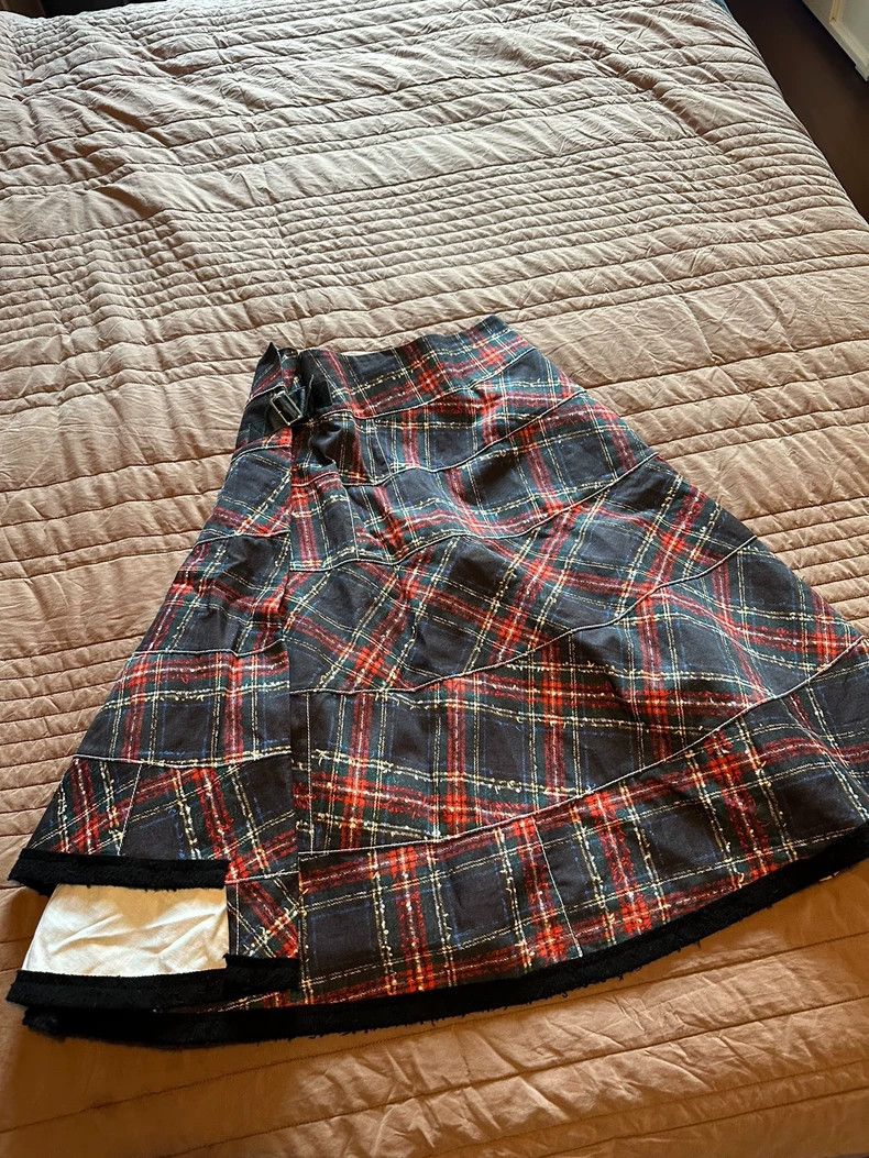 Comme des Garcons Comme Des Garcons Profiled plaid skirt Size M / US 6-8 / IT 42-44 - 2 Thumbnail