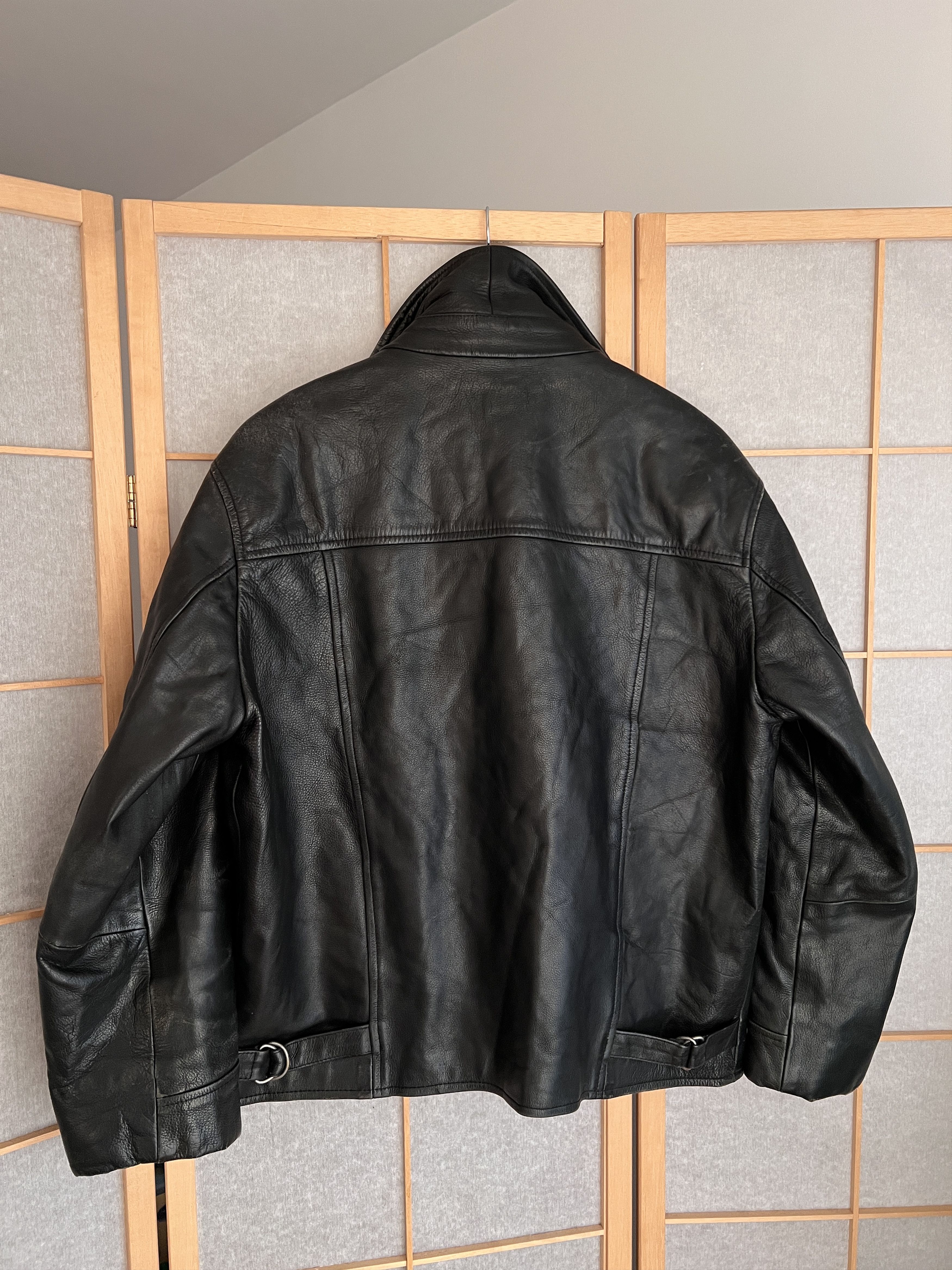 Genuine Leather 14th Addiction Yohji Yamamoto style leather jacket LGB Boxy Size US S / EU 44-46 / 1 - 25 Thumbnail