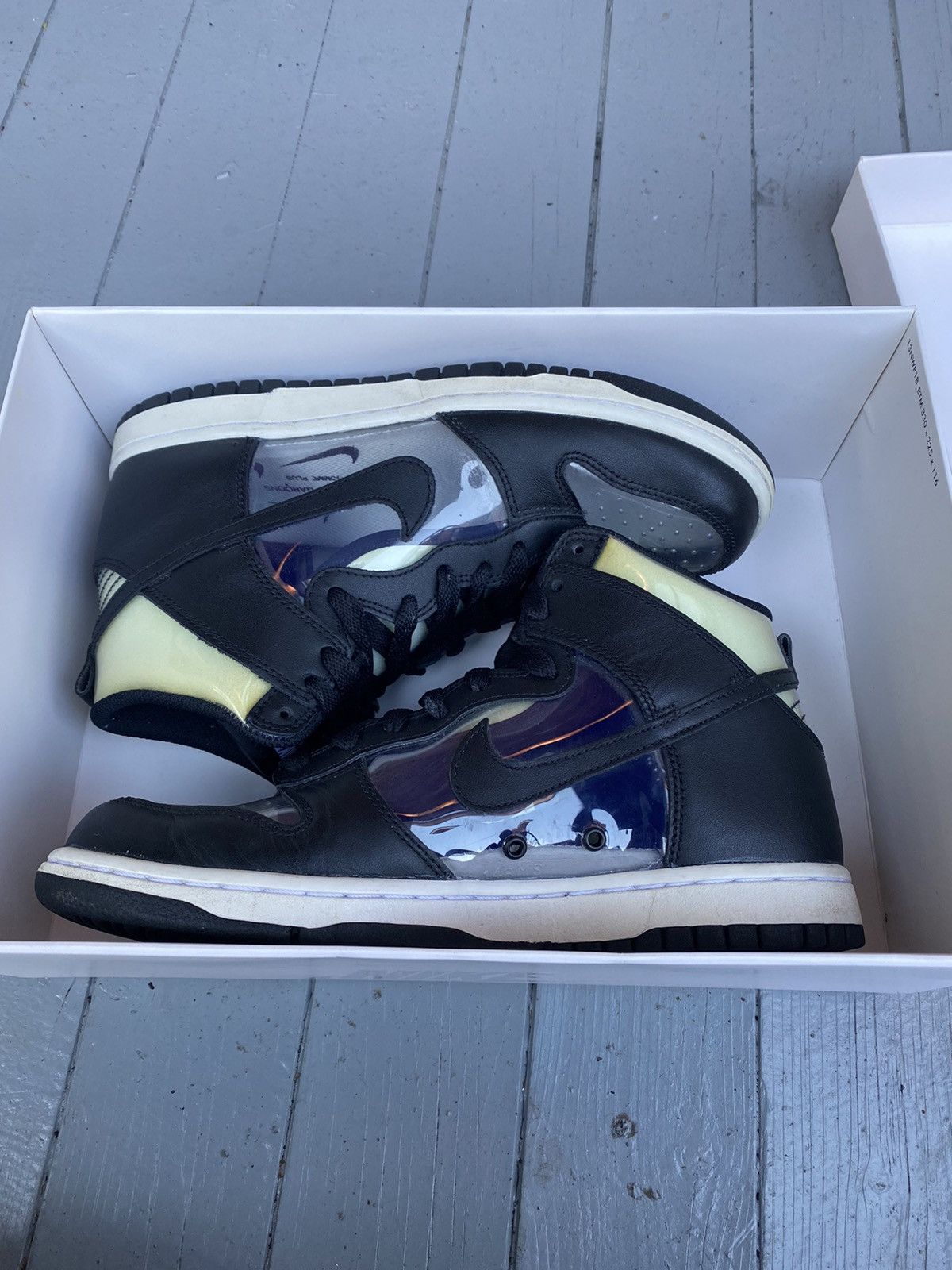 Comme des Garcons Homme Plus × Nike Nike Dunk Hi Retro CDG Size US 8 / EU 41 - 7 Thumbnail