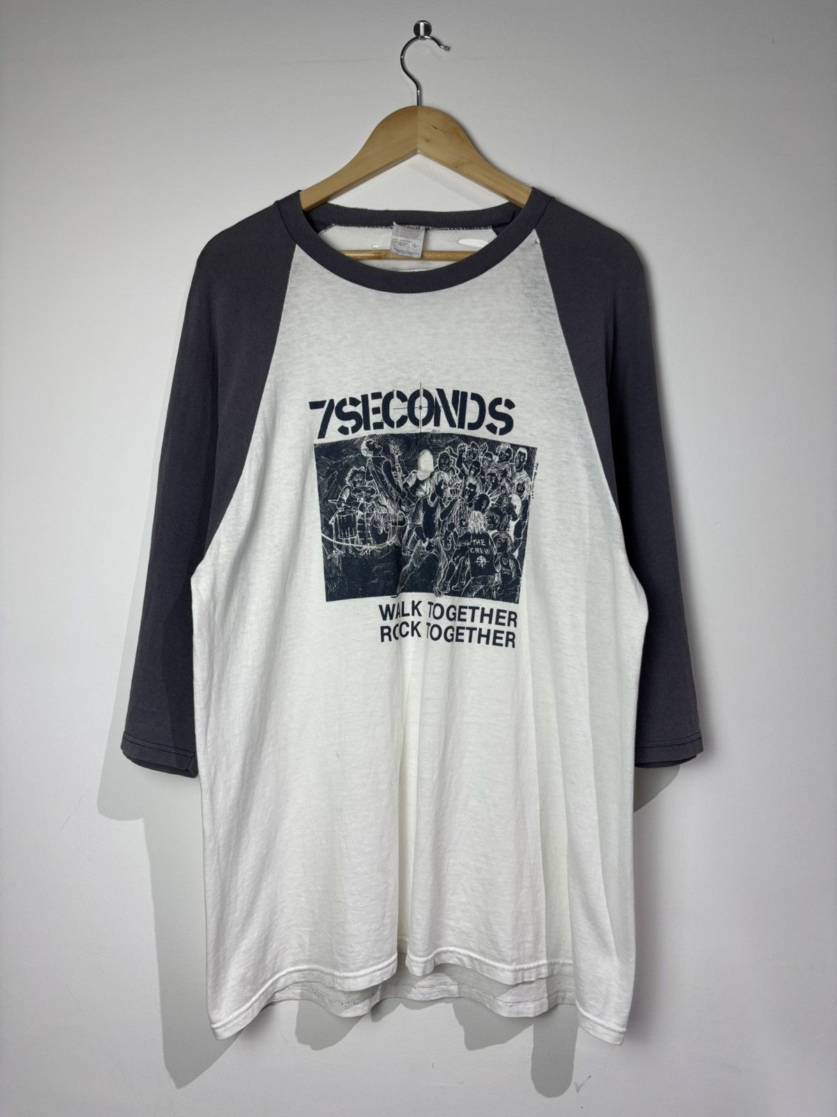 Band Tees Vintage distressed 2000’s 7 seconds band Size US L / EU 52-54 / 3 - 2 Thumbnail