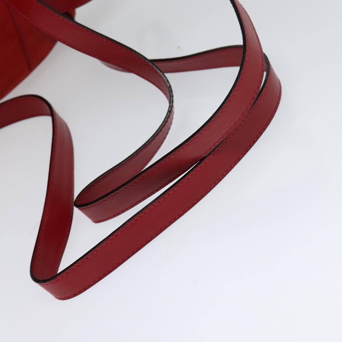 Salvatore Ferragamo Salvatore Ferragamo Backpack Suede Red Size ONE SIZE - 9 Thumbnail