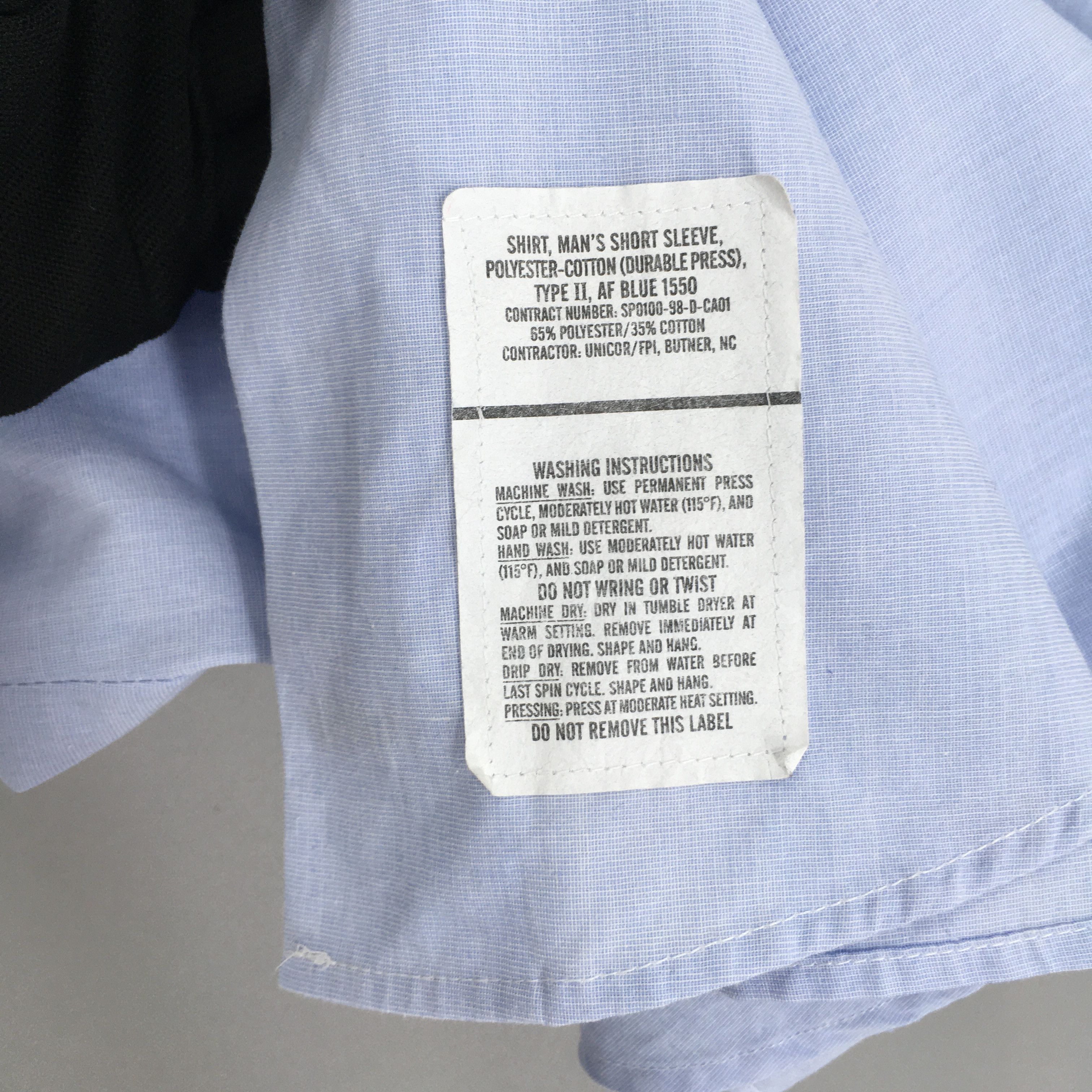 Vintage Vintage 90s Us Air Force Uniform Oxford Shirt Large Size US L / EU 52-54 / 3 - 5 Thumbnail