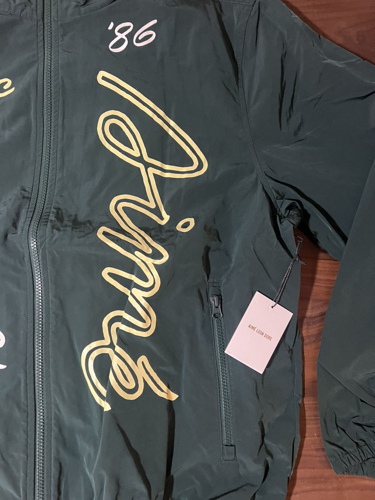Aime Leon Dore Aime Leon Dore ALD Wingfoot Track Jacket in Pine Grove Large Size US L / EU 52-54 / 3 - 3 Thumbnail