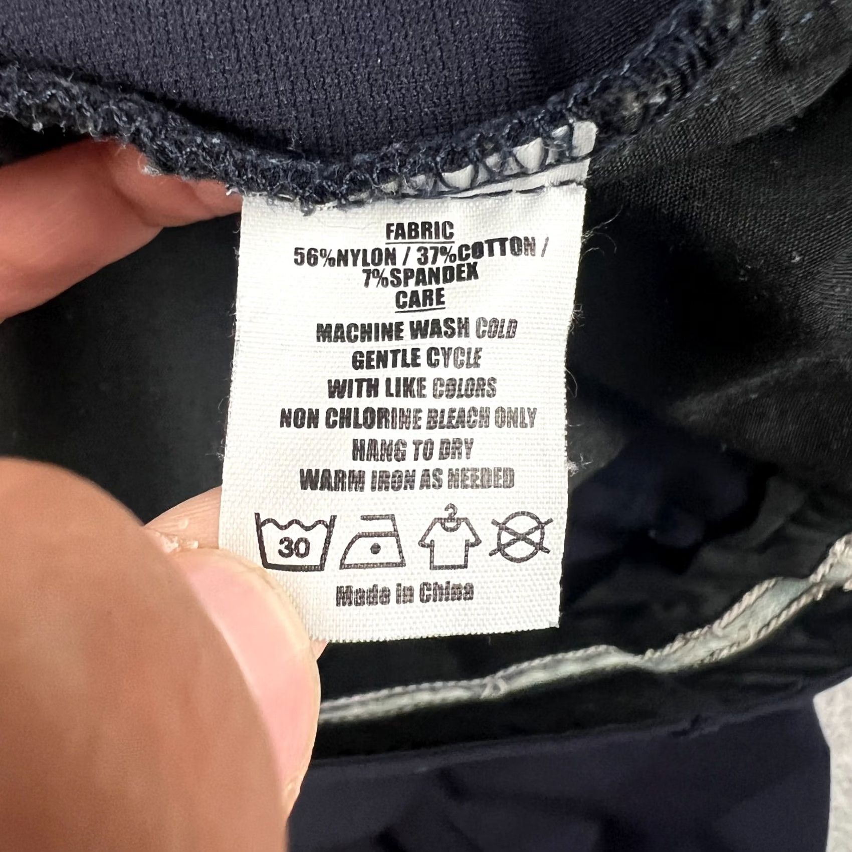Vintage State & Liberty Pants Mens 34x30 Blue Slim Fit Stretch Performance Chino Tech Size US 34 / EU 50 - 4 Thumbnail