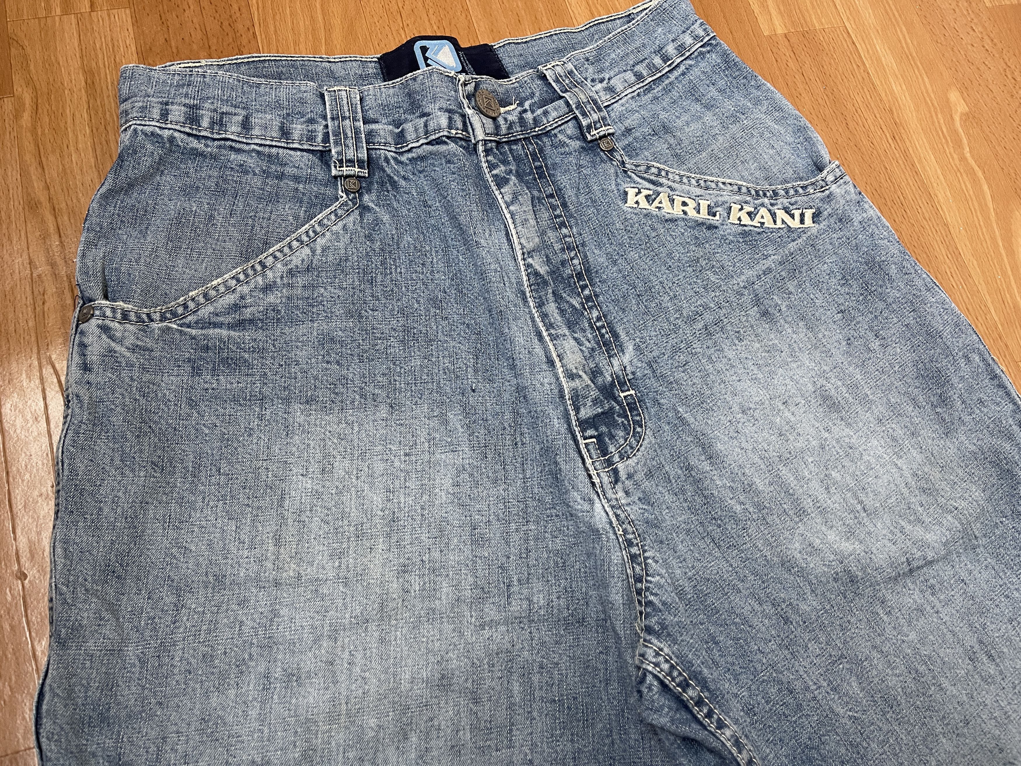 Karl Kani KARL KANI shorts, baggy, vintage Kani jeans 90s hip hop W 28 Size US 28 / EU 44 - 4 Thumbnail