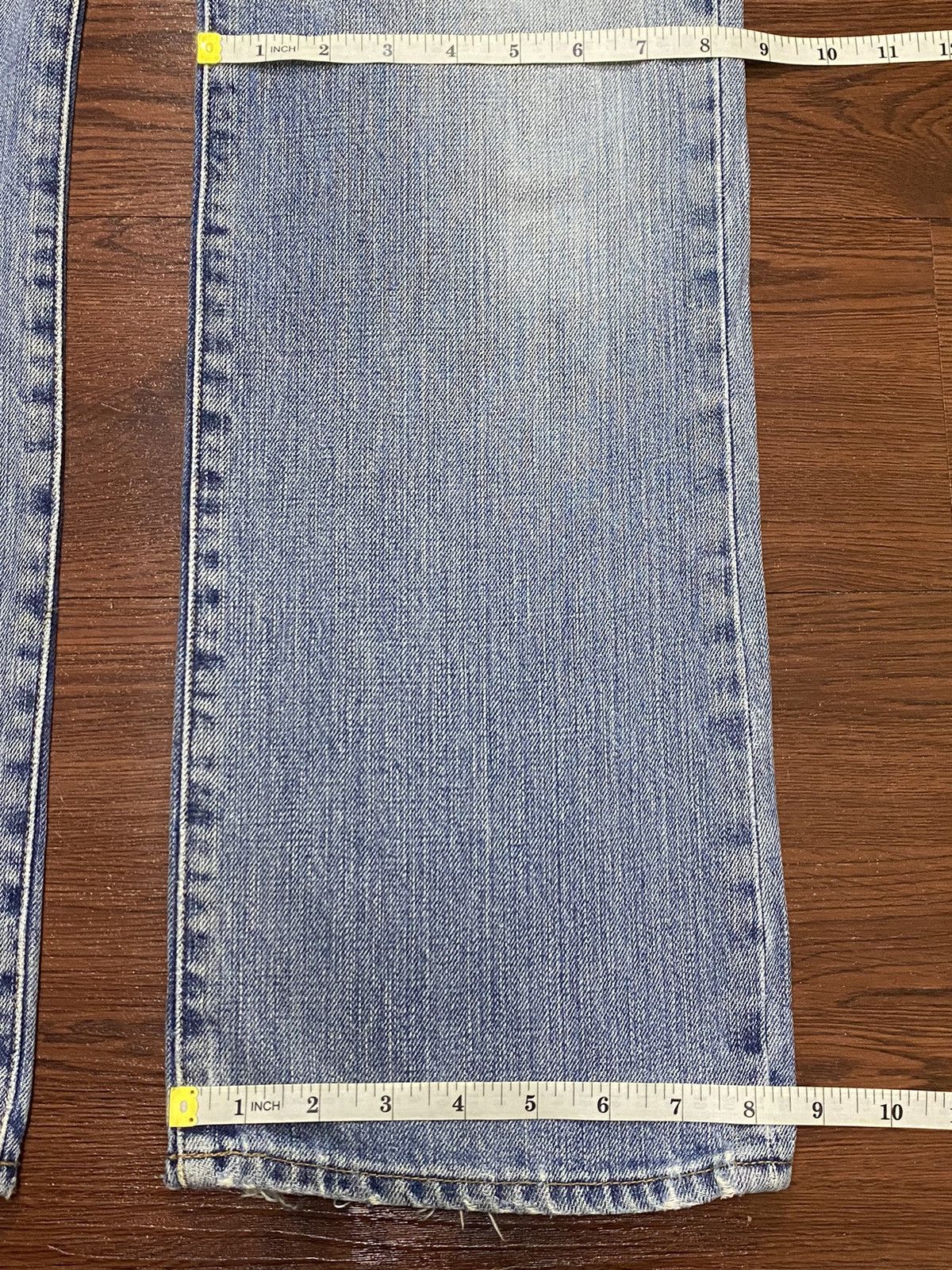 Gap Vintage Gap 1969 Denim Slim Boot Distressed Wide leg Jeans Size US 33 - 18 Thumbnail