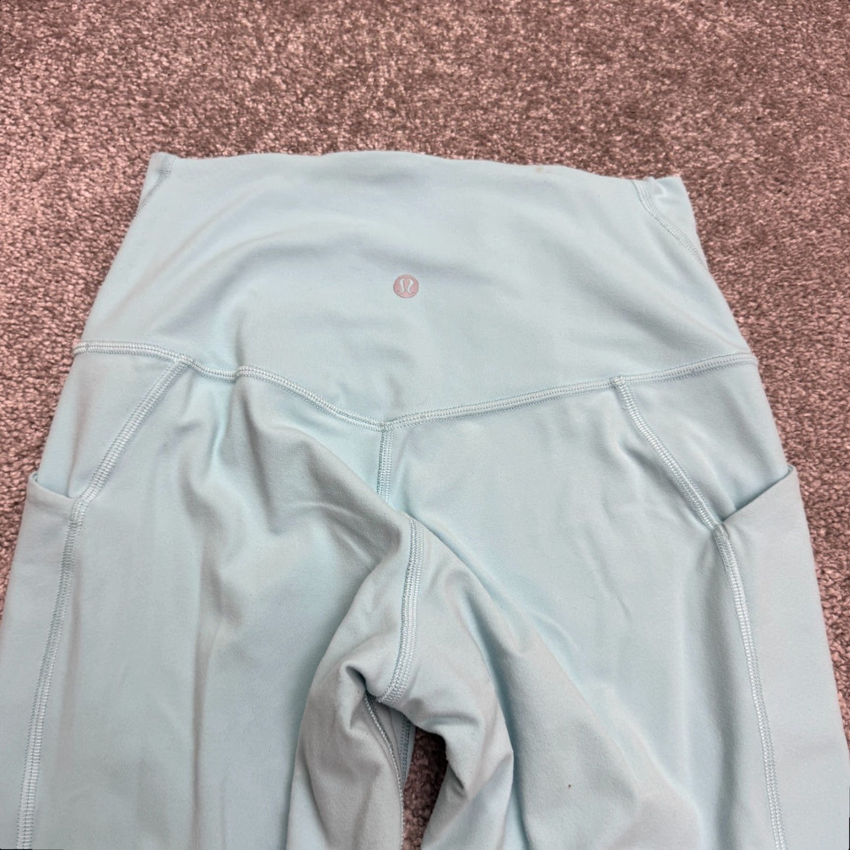 Lululemon Lululemon Leggings Women 6 Blue Invigorate Pockets Yoga Gym Compression Athletic Womens Size 28" / US 6 / IT 42 - 5 Thumbnail