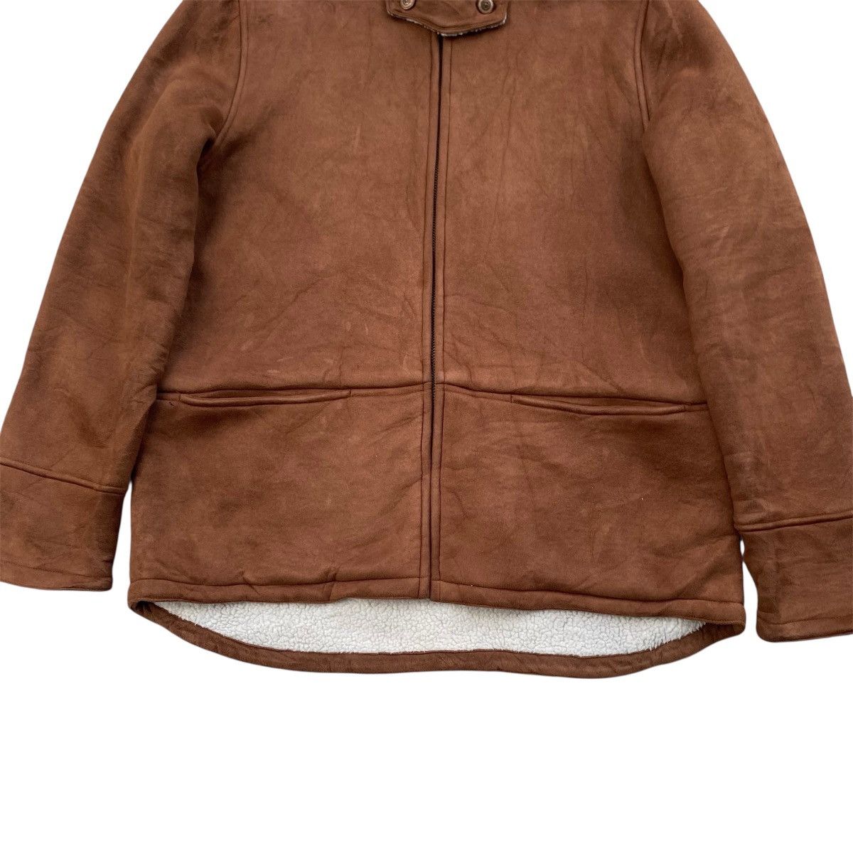 Polo Ralph Lauren Lauren Ralph Lauren brown faux suede sherpa-lined hooded Size US S / EU 44-46 / 1 - 6 Thumbnail