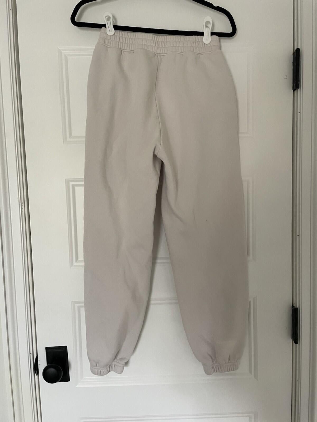 Abercrombie & Fitch Abercrombie Fitch Women Jogger Sweatpants Ecru Small Size 28" / US 6 / IT 42 - 2 Thumbnail