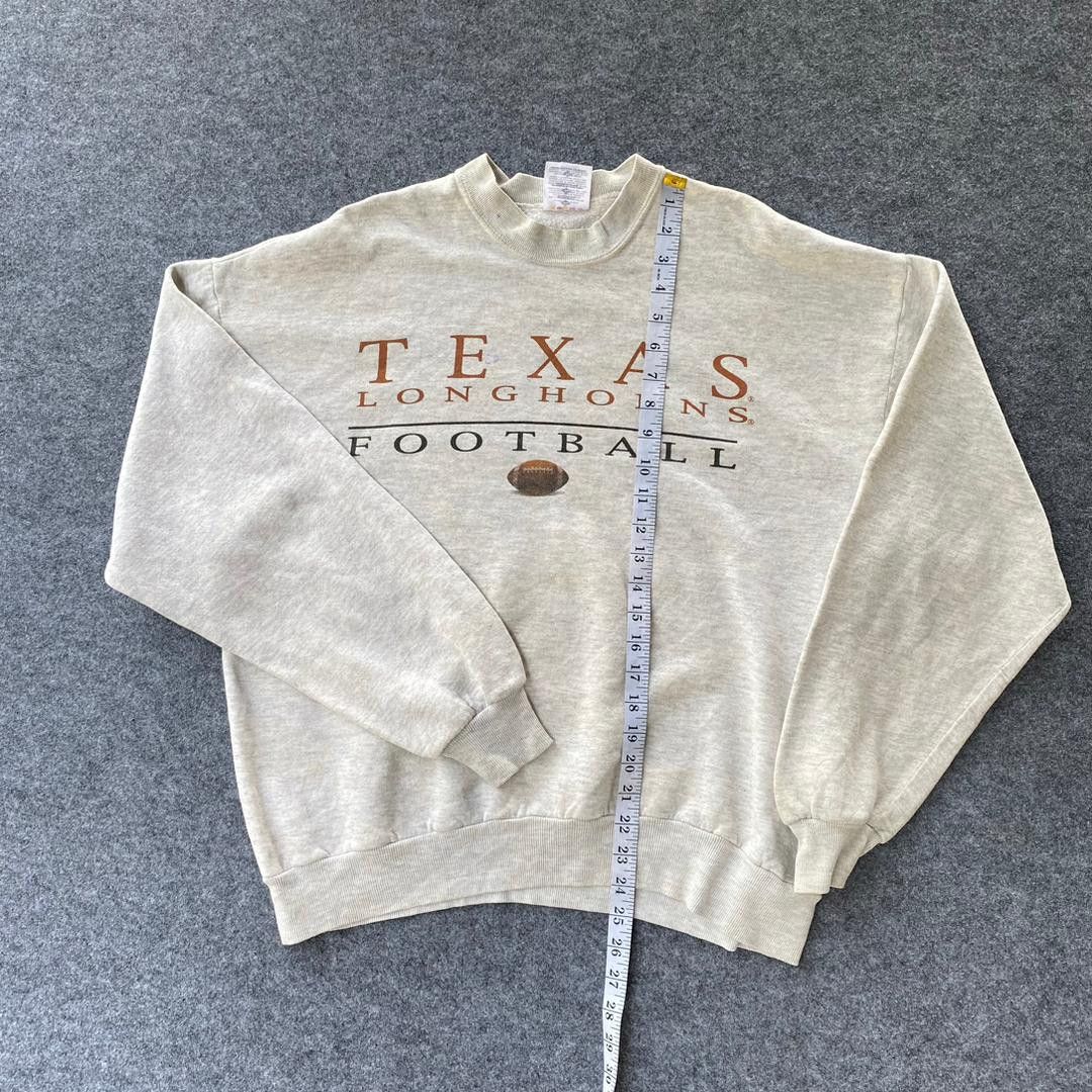 Vintage Vintage 90s Texas Longhons Football Sweatshirt Size US L / EU 52-54 / 3 - 3 Thumbnail