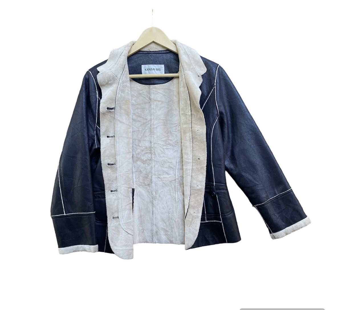 Kansai Yamamoto Rare🌟 Kansai Yamamoto Shearling Jacket Size US M / EU 48-50 / 2 - 3 Thumbnail