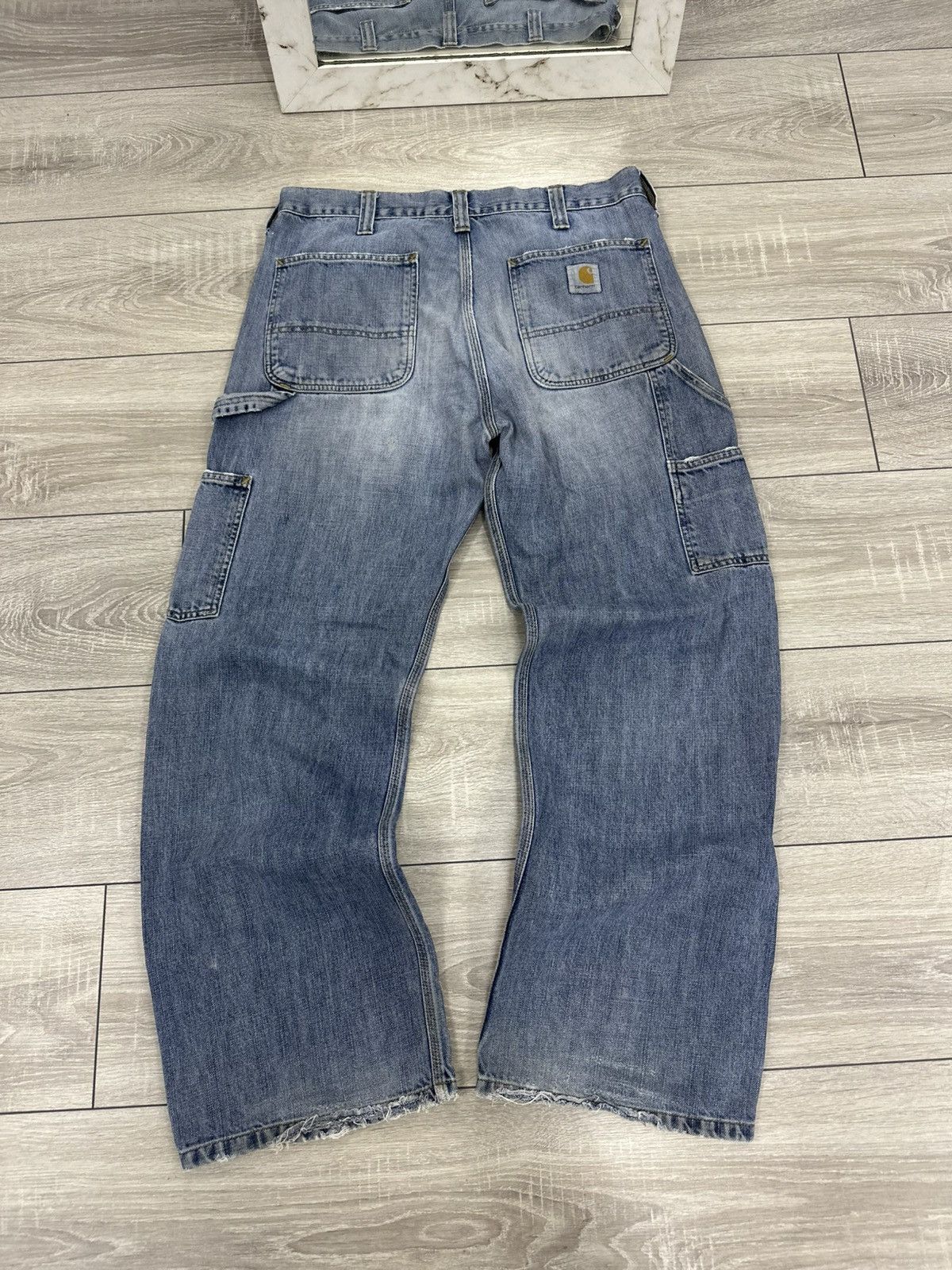 Carhartt Carhartt Vintage 90s Light Carpenter Jeans Y2K Size US 32 / EU 48 - 1 Thumbnail