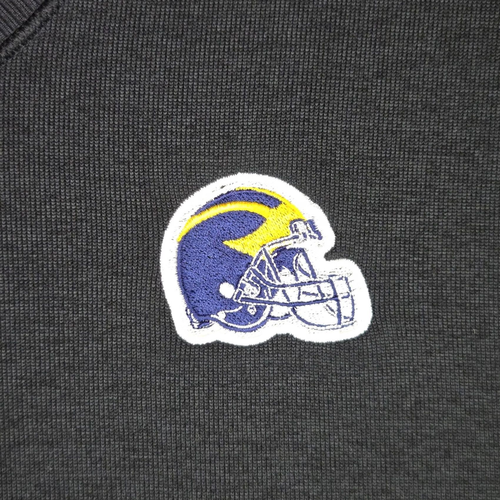 Nike NIKE Michigan Football Vest Dri-Fit Pullover Mens 3XL Charcoal Gray Windbreaker Sweatshirt Shaped for Golf, Casual, Football Product Size US XXL / EU 58 / 5 - 4 Thumbnail