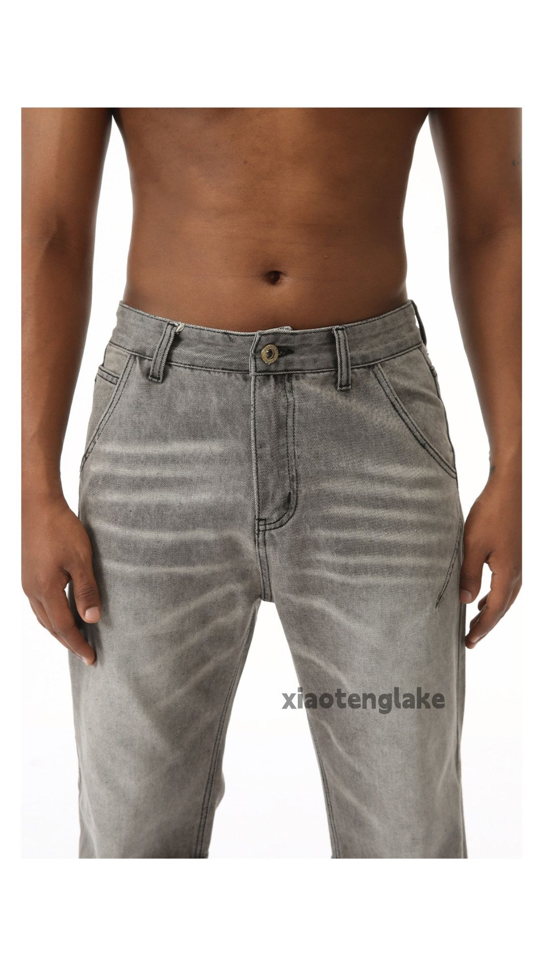 Jean × Vintage washed faded cleanfit yuppie bootcut grunge jeans Size US 32 / EU 48 - 2 Thumbnail