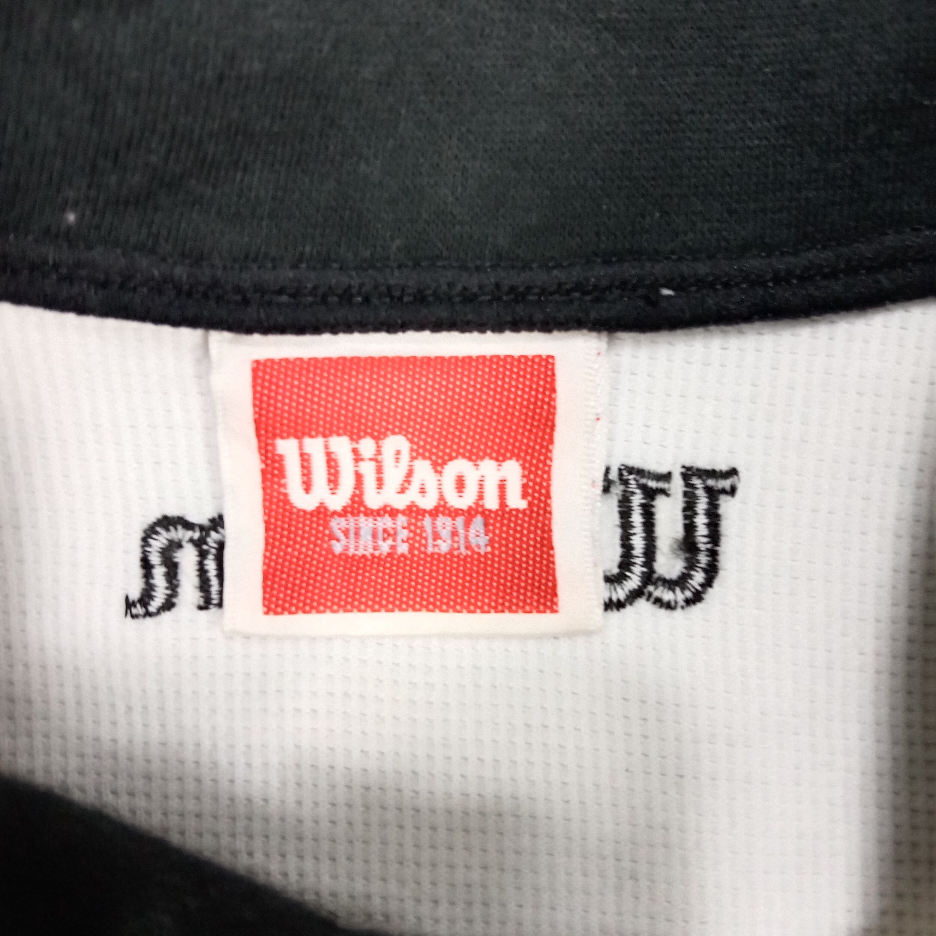 Vintage × Wilson Wilson Chicago USA Sport Style Half Zipper Jacket Size US L / EU 52-54 / 3 - 4 Thumbnail
