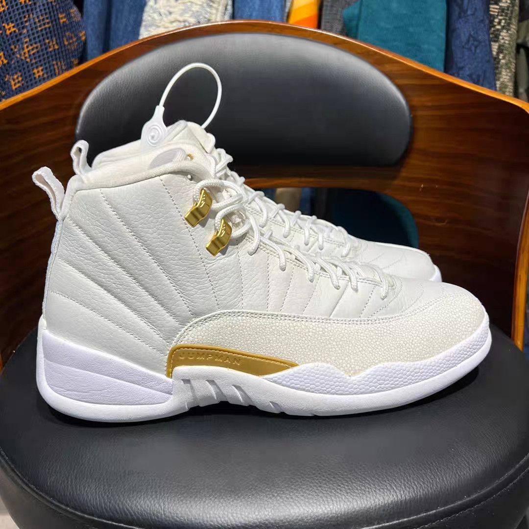 Jordan Brand Air Jordan 12 OVO White Gold K15 Size US 11 / EU 44 - 6 Thumbnail