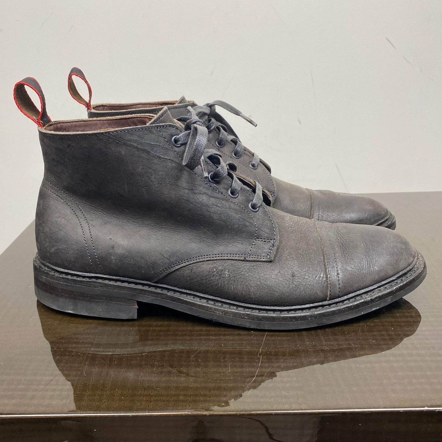 Allen Edmonds Allen Edmonds Patton Cap Toe Leather Boot Dainite Sole 11D Size US 11 / EU 44 - 3 Thumbnail
