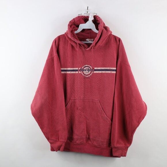 Hard Rock Cafe × Vintage Vintage 90s Hard Rock Cafe Las Vegas Hoodie Sweatshirt Size US XL / EU 56 / 4 - 1 Thumbnail