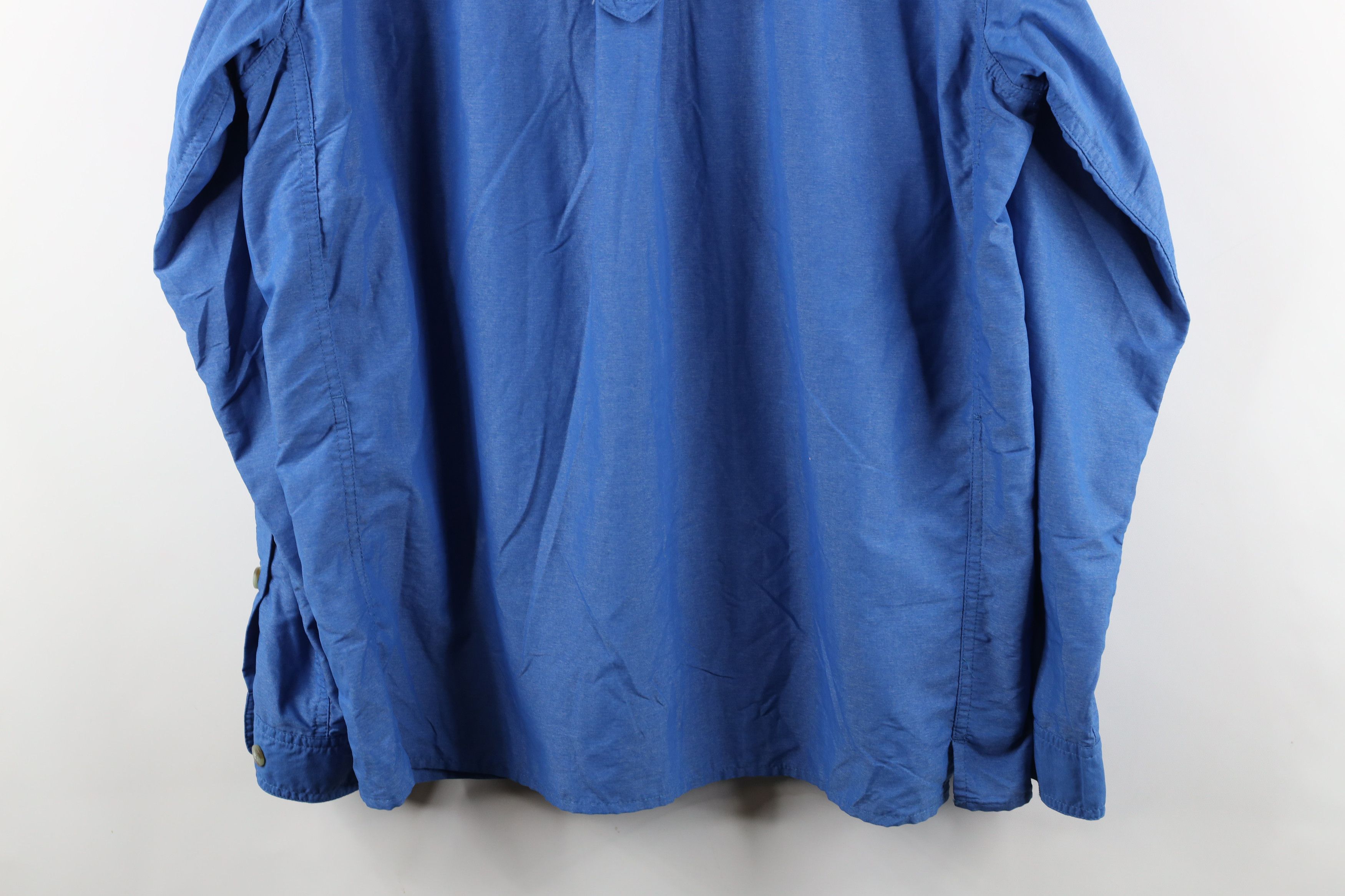 ExOfficio × Vintage ExOfficio Hiking Trail Collared Button Down Shirt Blue Size US M / EU 48-50 / 2 - 14 Thumbnail