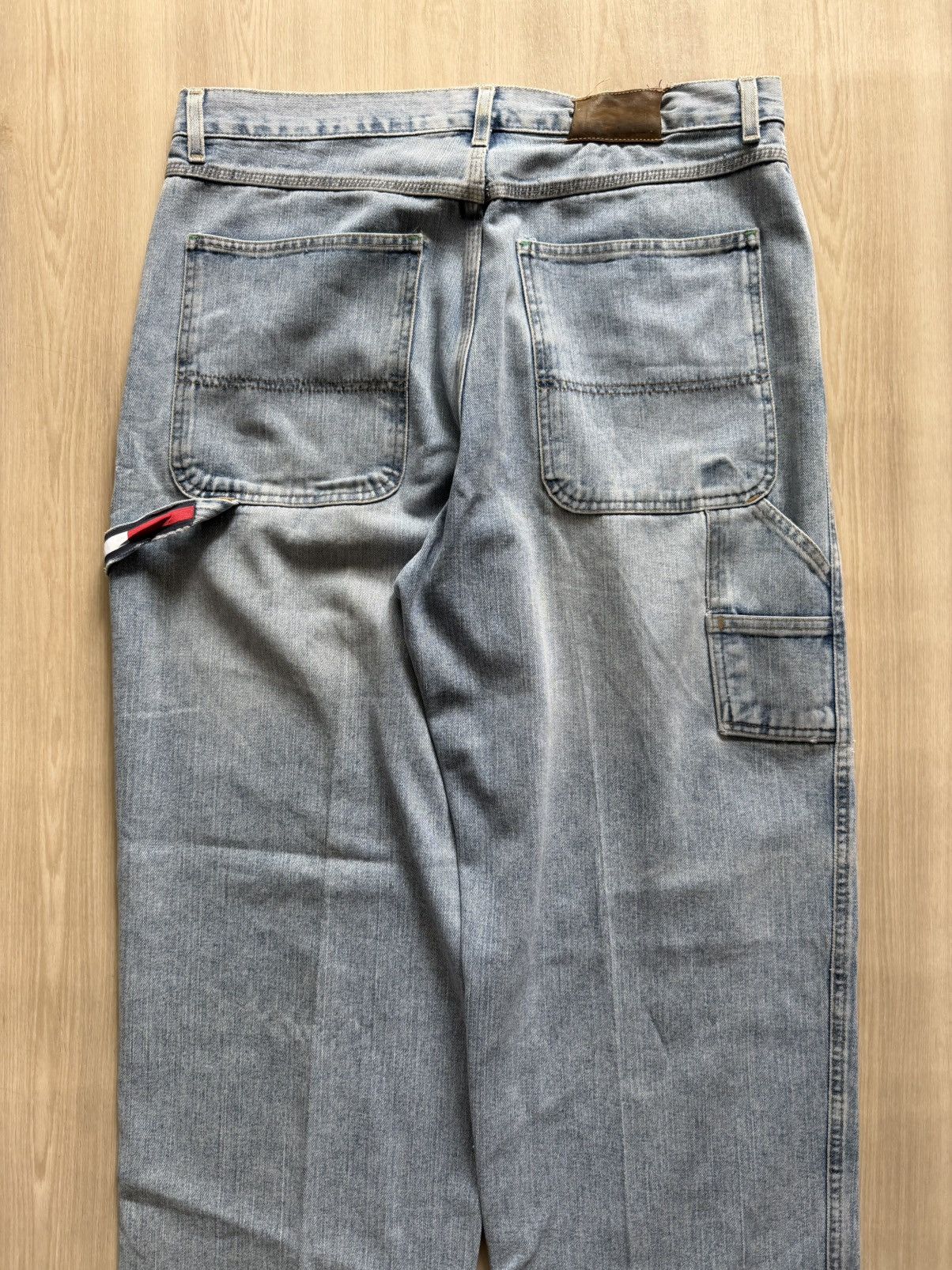 Tommy Hilfiger Vintage Tommy Hilfiger Carpenter Pants Sz 36x32 *38x33 Size US 38 / EU 54 - 2 Thumbnail