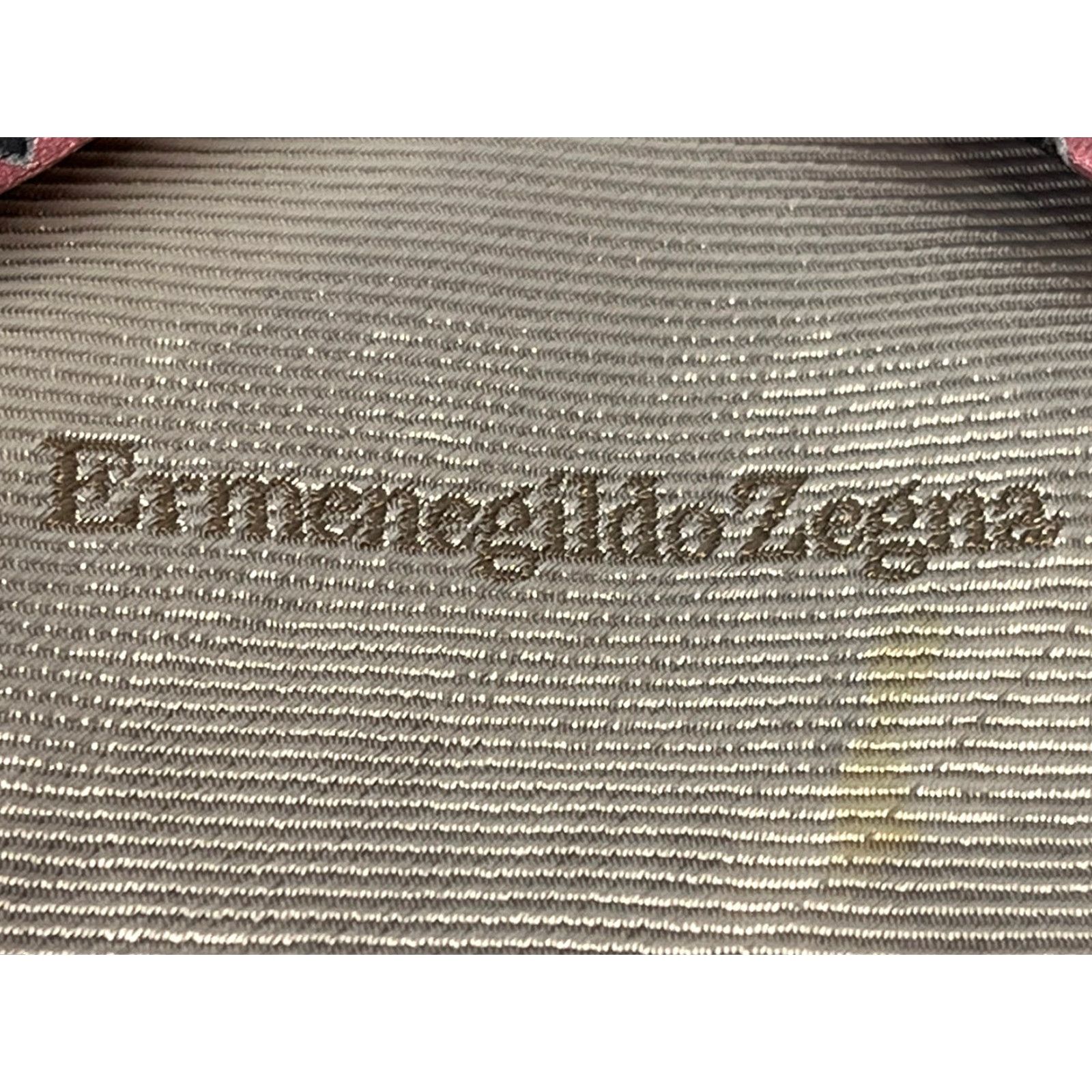 Ermenegildo Zegna Ermenegildo Zegna 100% Silk Necktie Pink Geometric VGUC Men Tie Size ONE SIZE - 4 Thumbnail