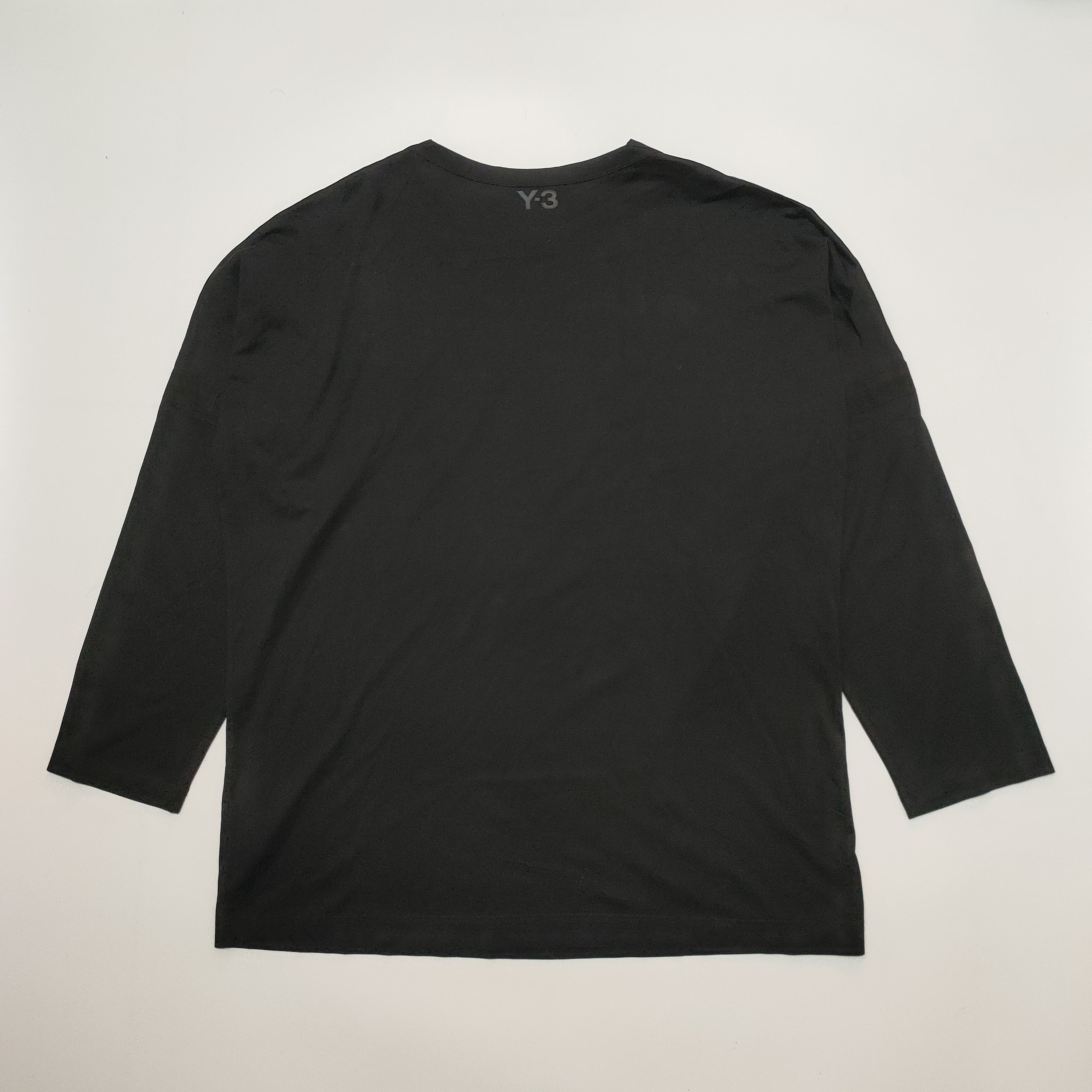 Yohji Yamamoto Yohji Yamamoto Y-3 Long Sleeve Tee Size US L / EU 52-54 / 3 - 8 Thumbnail