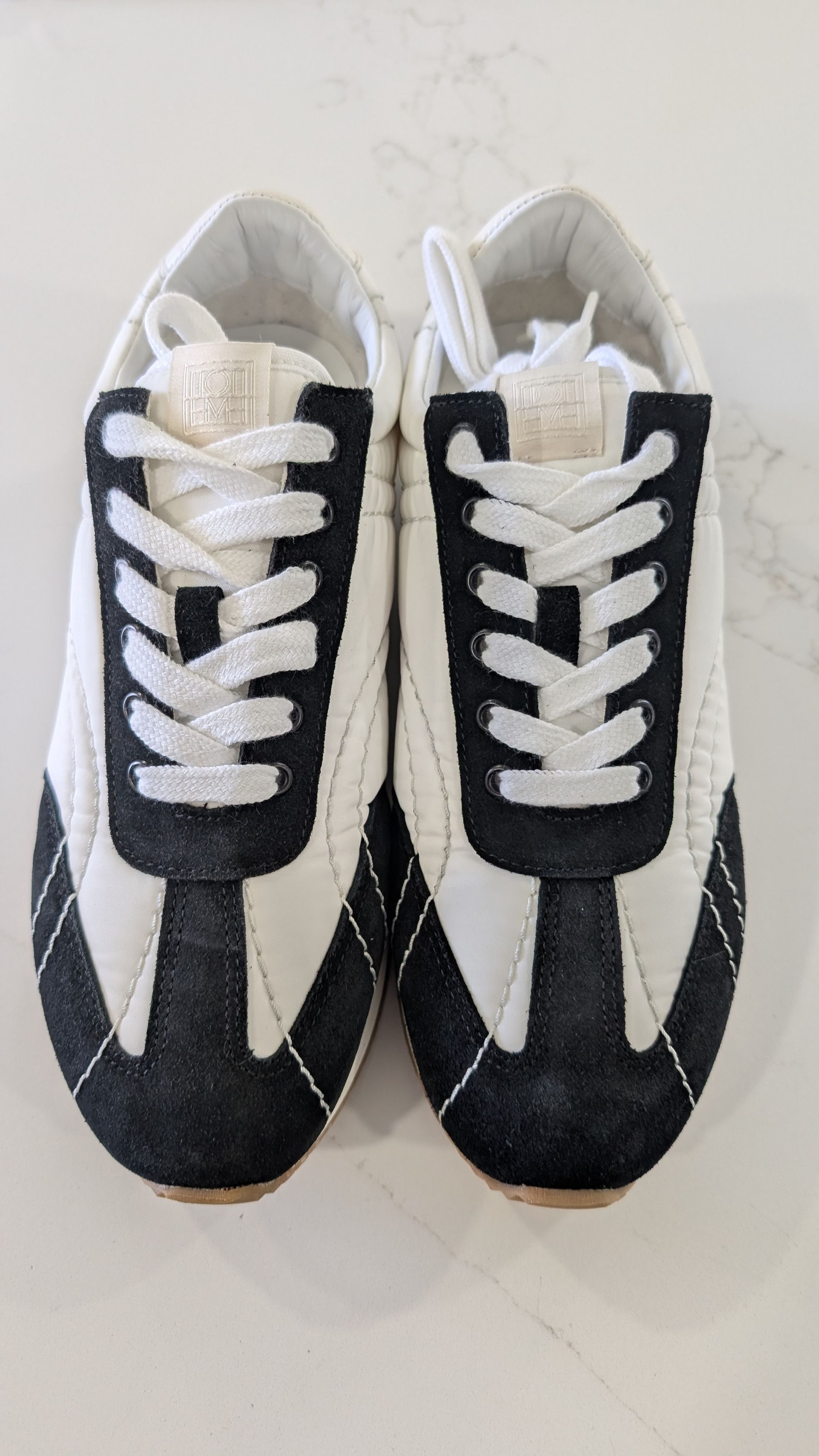 Other TOTEME Tech Fabric Sports Sneakers Black Off White Size 42 Size US 9.5 / EU 42-43 - 9 Thumbnail