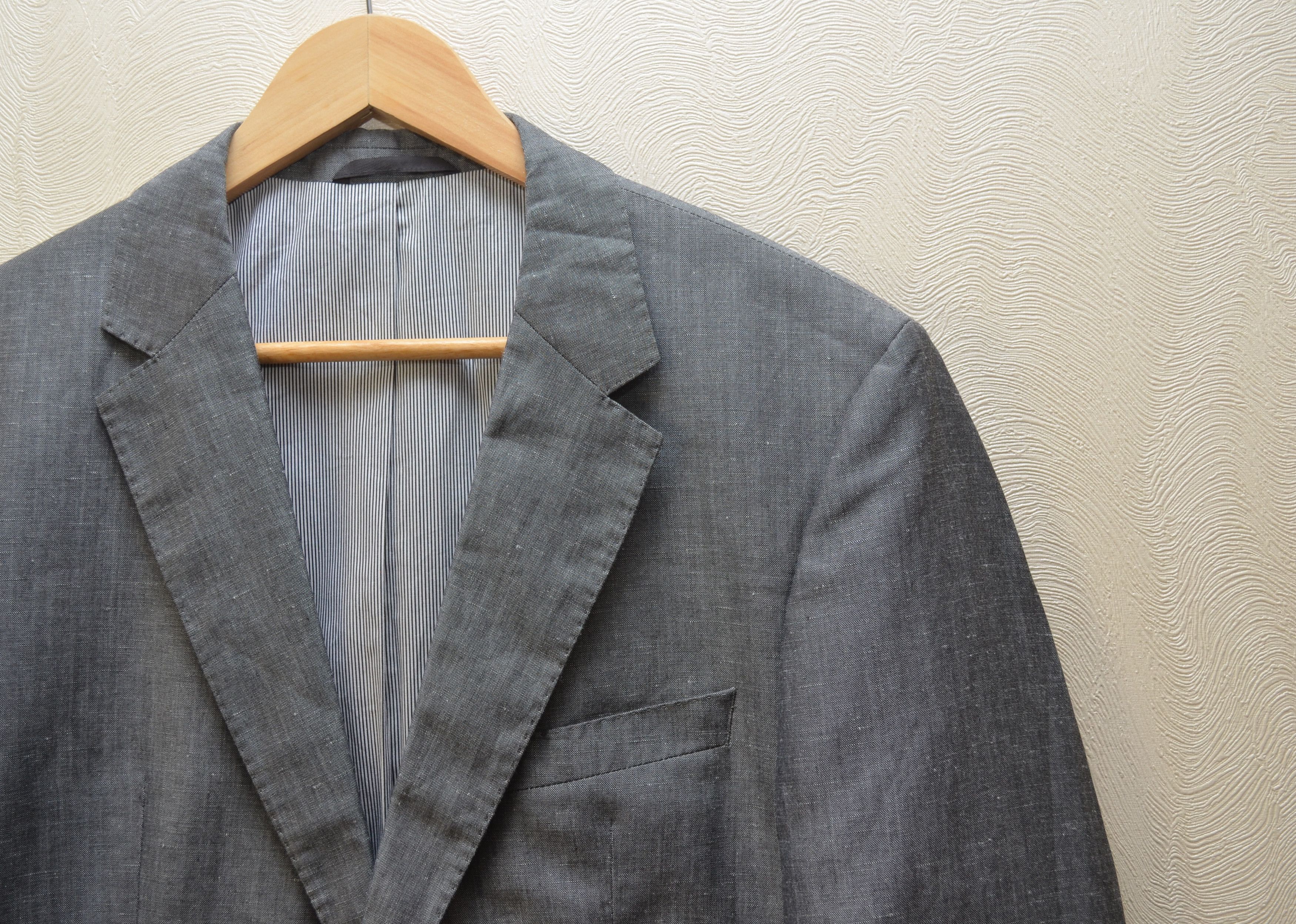 Hugo Boss HUGO BOSS Colombo Wool/Linen Grey Blazer Size EU52 US42 Size 42R - 3 Thumbnail