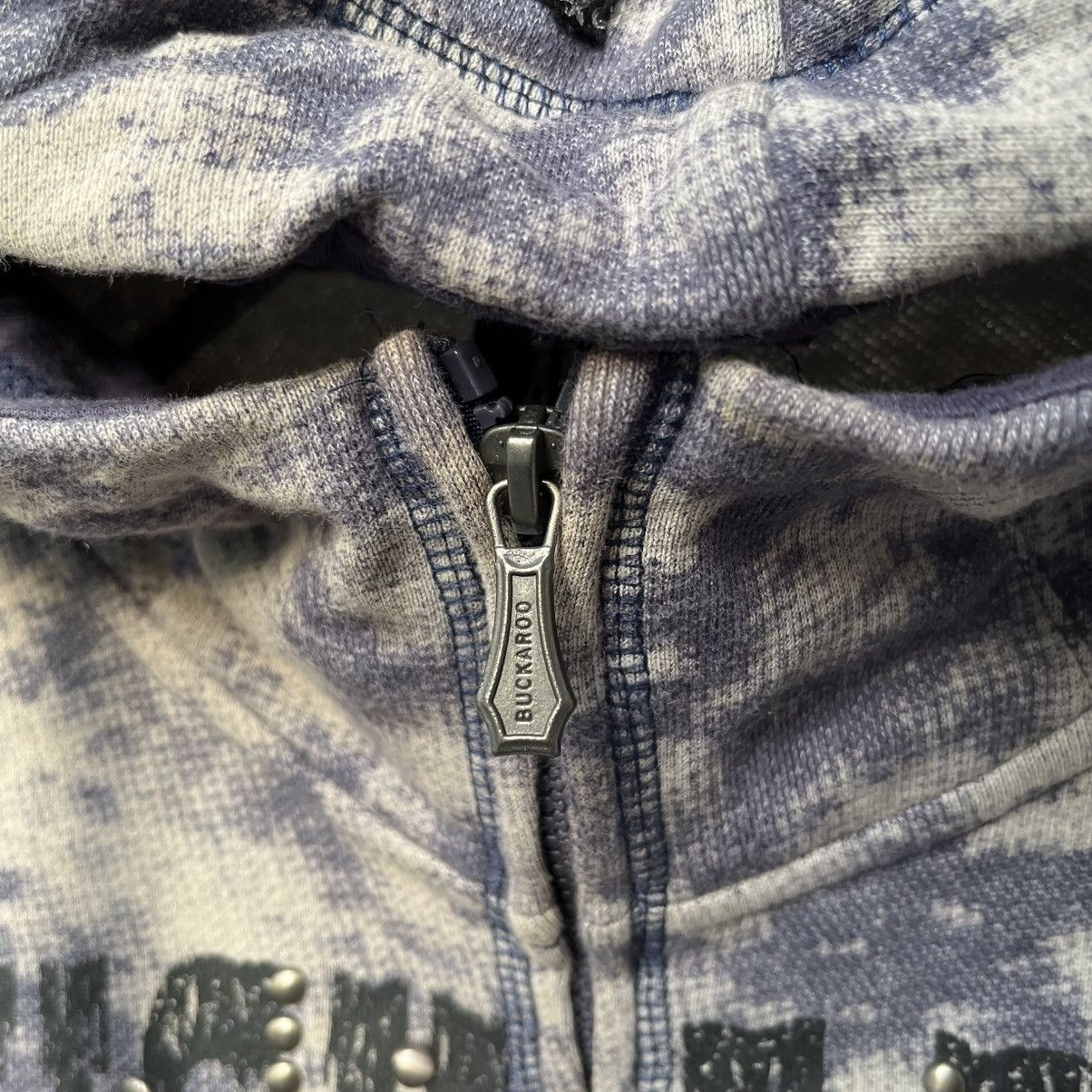 If Six Was Nine Y2K Rhinestone Zip Hoodie – Buckaroo Japan Grunge Size US M / EU 48-50 / 2 - 5 Thumbnail