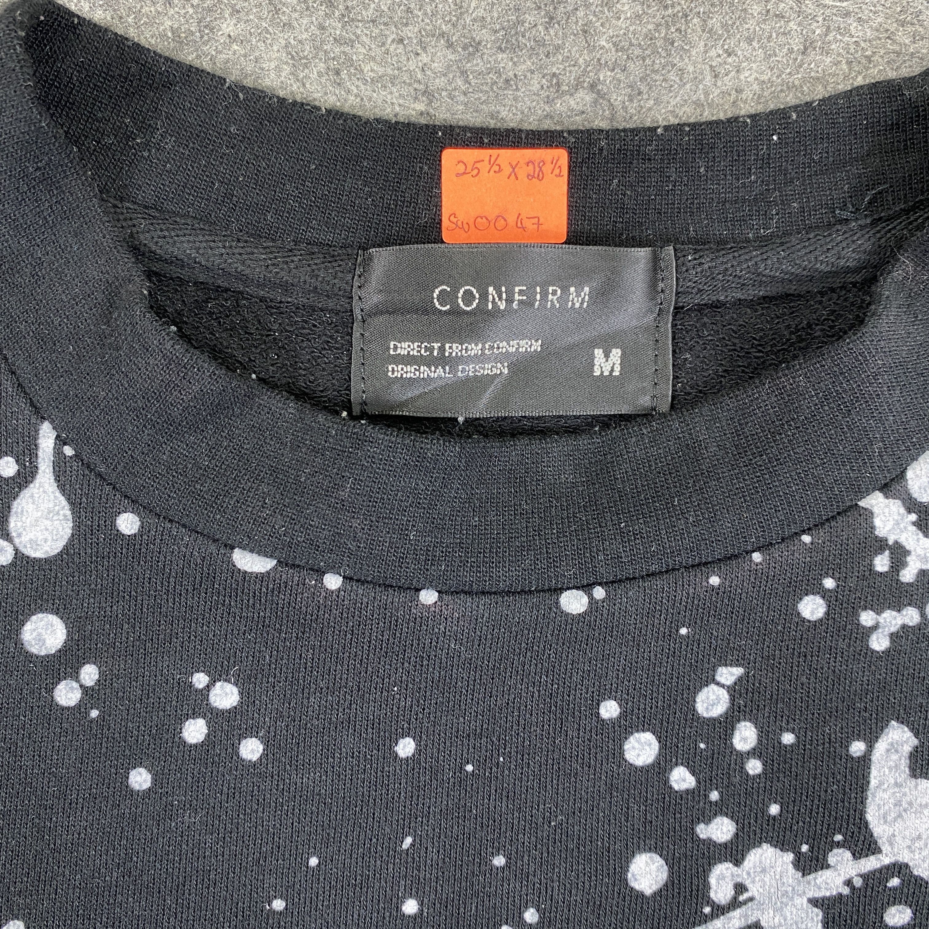 Japanese Brand Vintage Confirm Splash Design Sweatshirt - SW047 Size US L / EU 52-54 / 3 - 3 Thumbnail