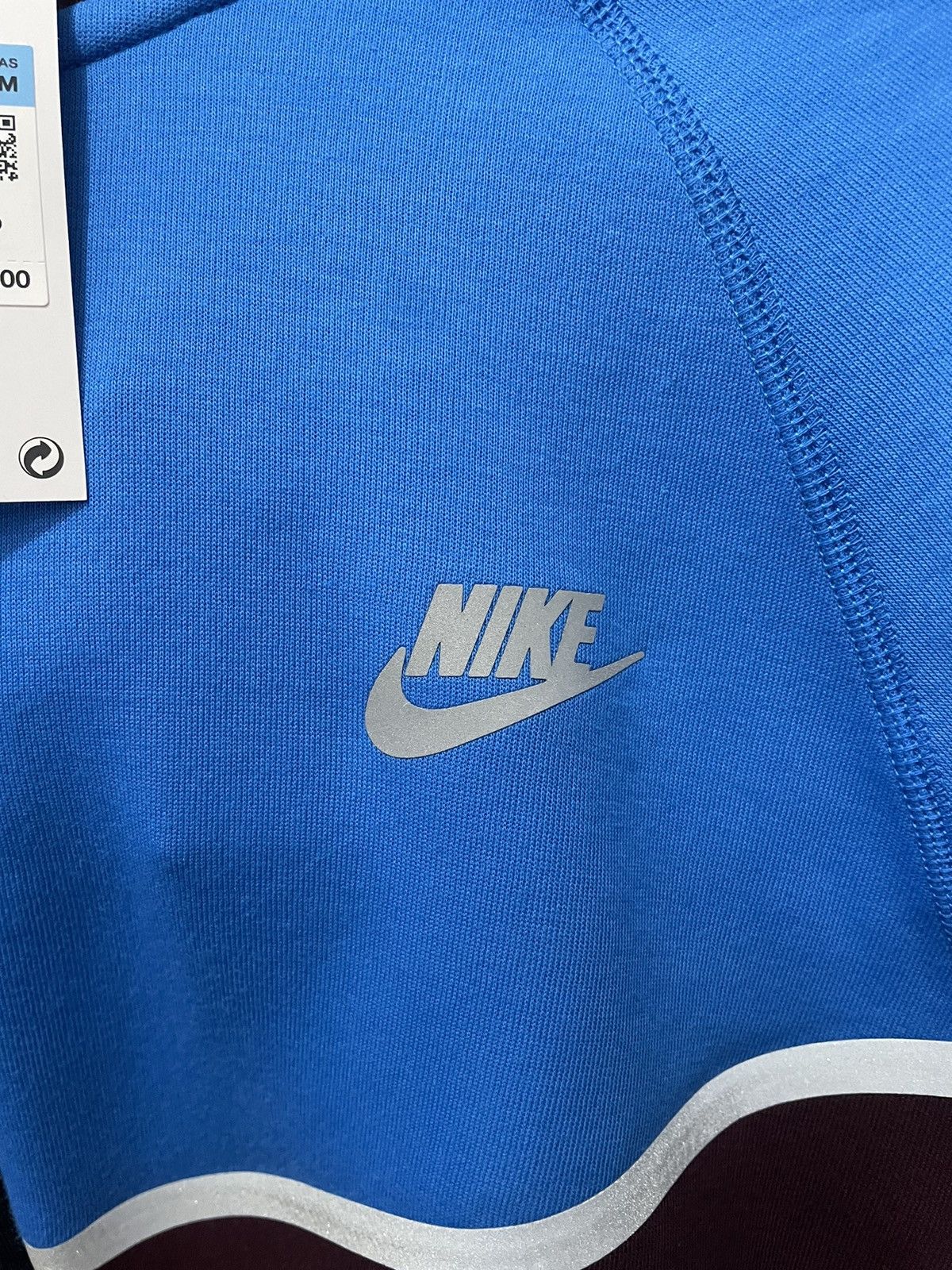 Nike NWT Nike Men M Tech Fleece Windrunner Burgundy Crush Blue Size US M / EU 48-50 / 2 - 4 Thumbnail
