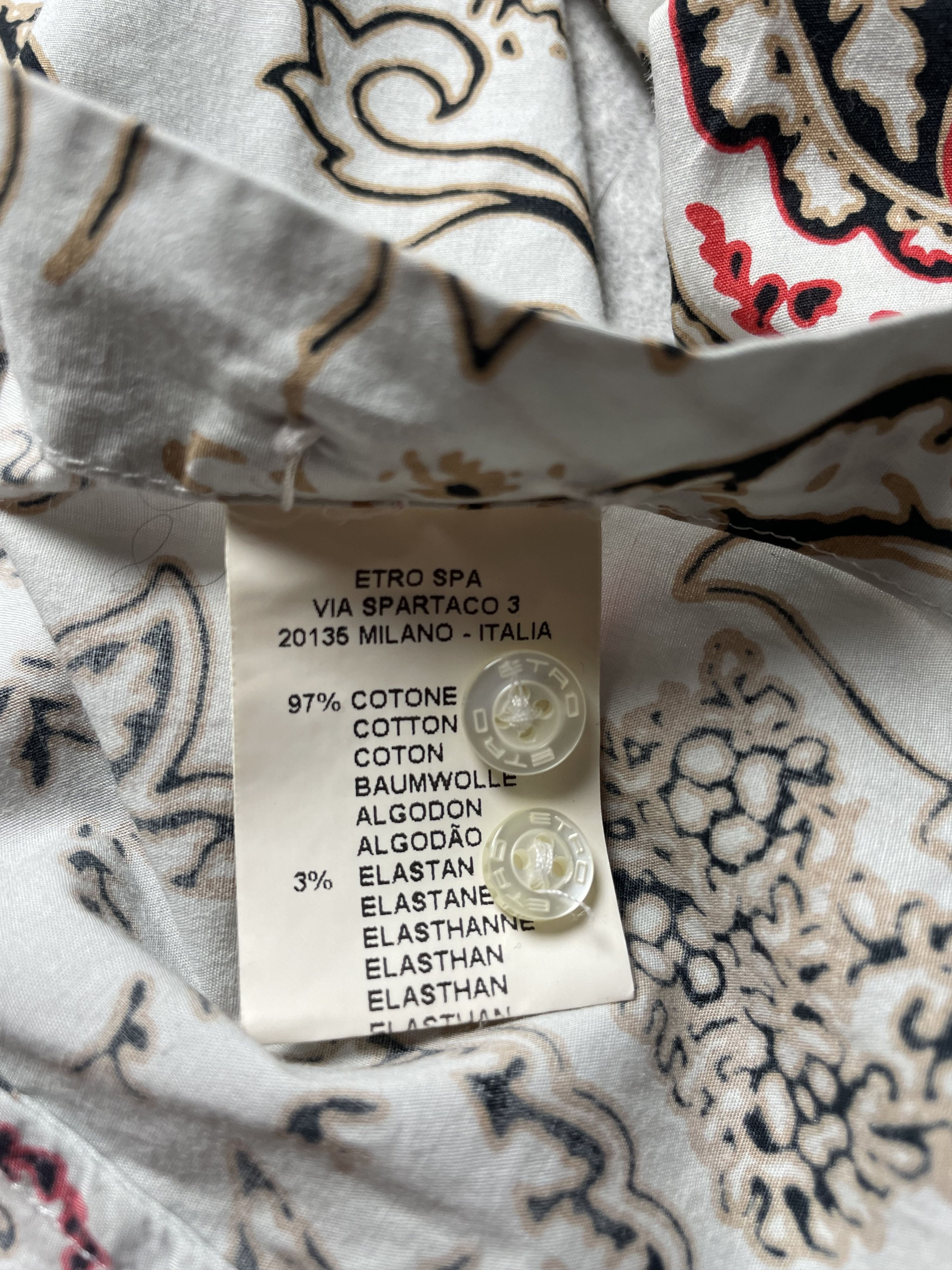 Etro ETRO Women’s Multicolor Paisley Button Down Shirt IT 42 Size M / US 6-8 / IT 42-44 - 10 Thumbnail