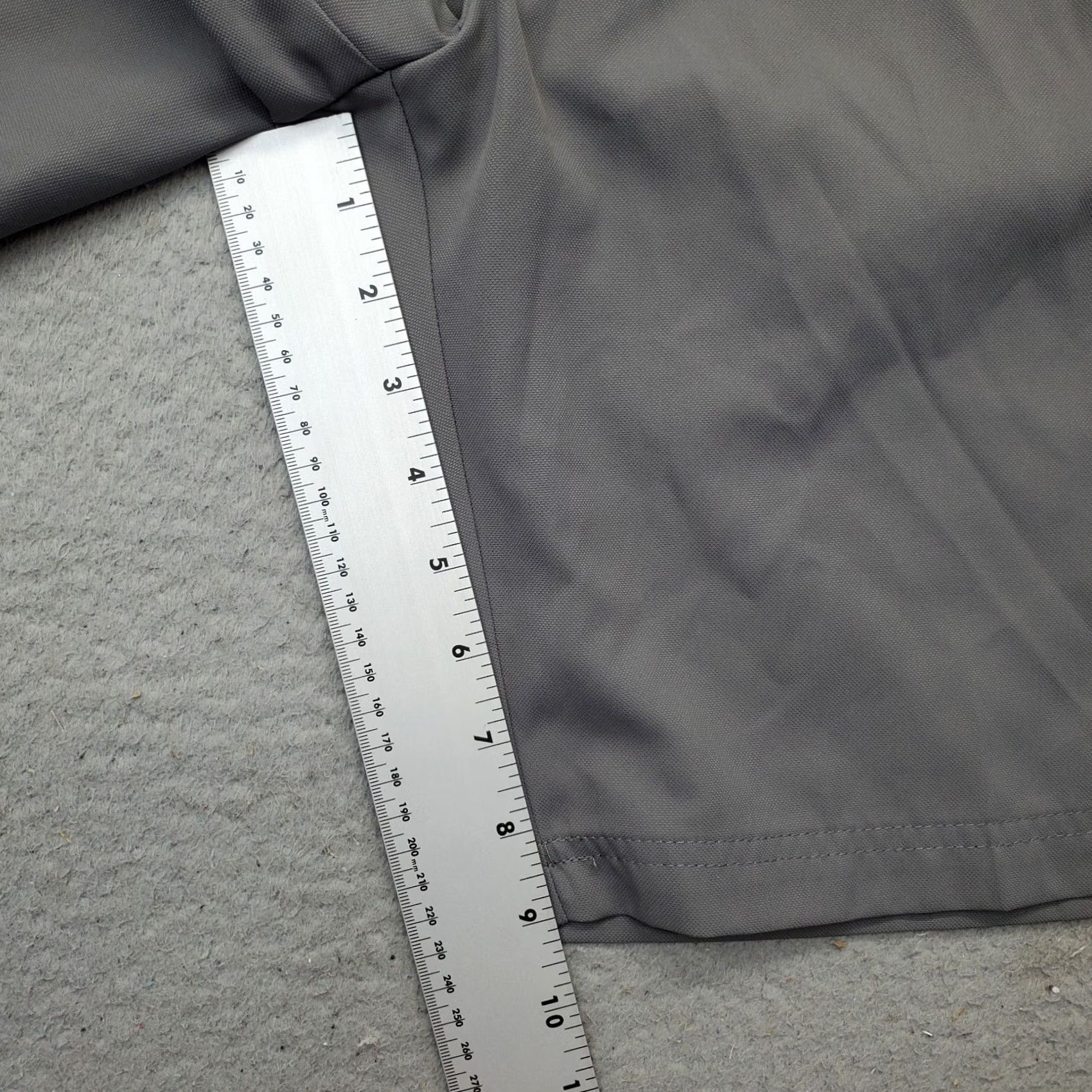 Vintage Pebble Beach Golf Performance Shorts Mens 34 Gray Slash Pockets Flat Front Chino Casual Outdoor Mens Size US 34 / EU 50 - 4 Thumbnail