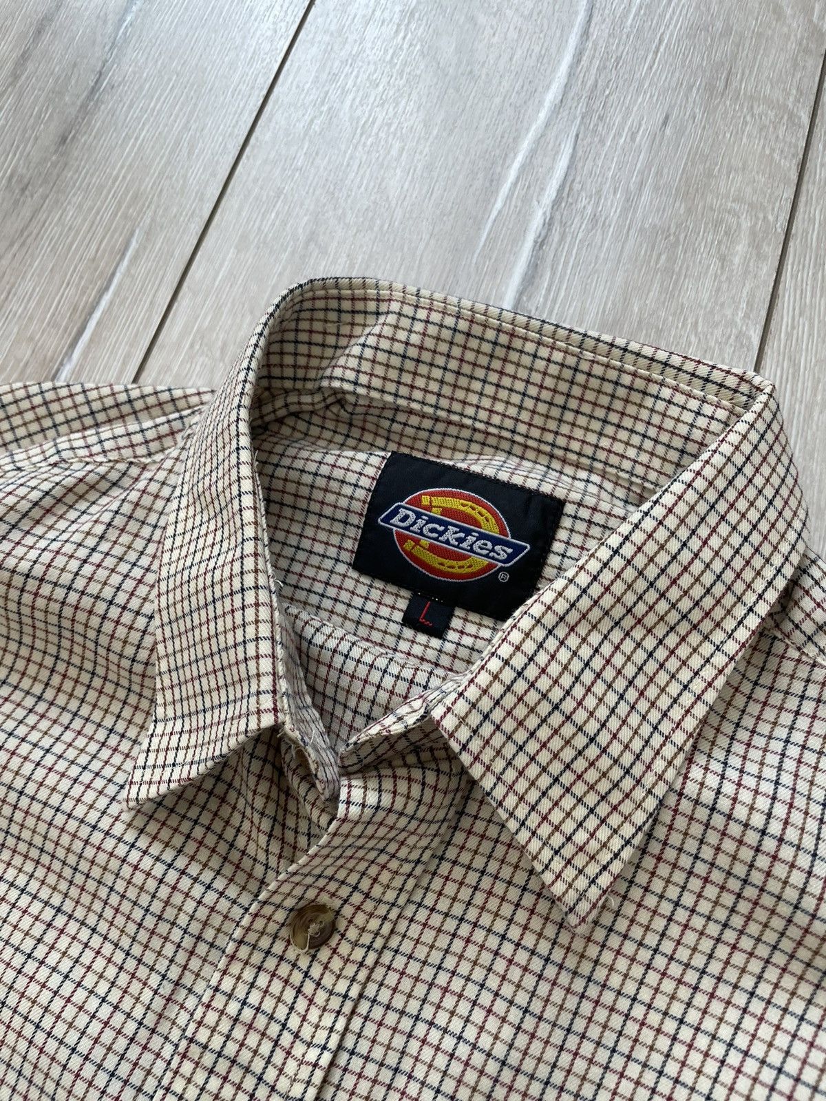 Dickies × Vintage Dickies Vintage flannel shirt button up size large Size US L / EU 52-54 / 3 - 2 Thumbnail