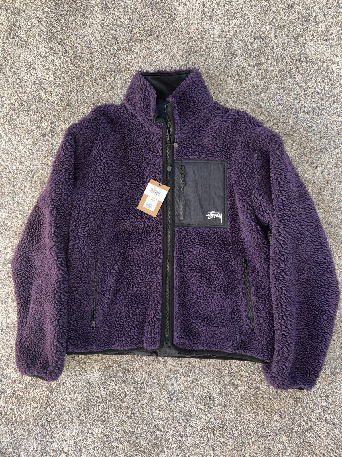 Stussy Stussy 8ball Sherpa Fleece Reversible Jacket Size US L / EU 52-54 / 3 - 5 Thumbnail