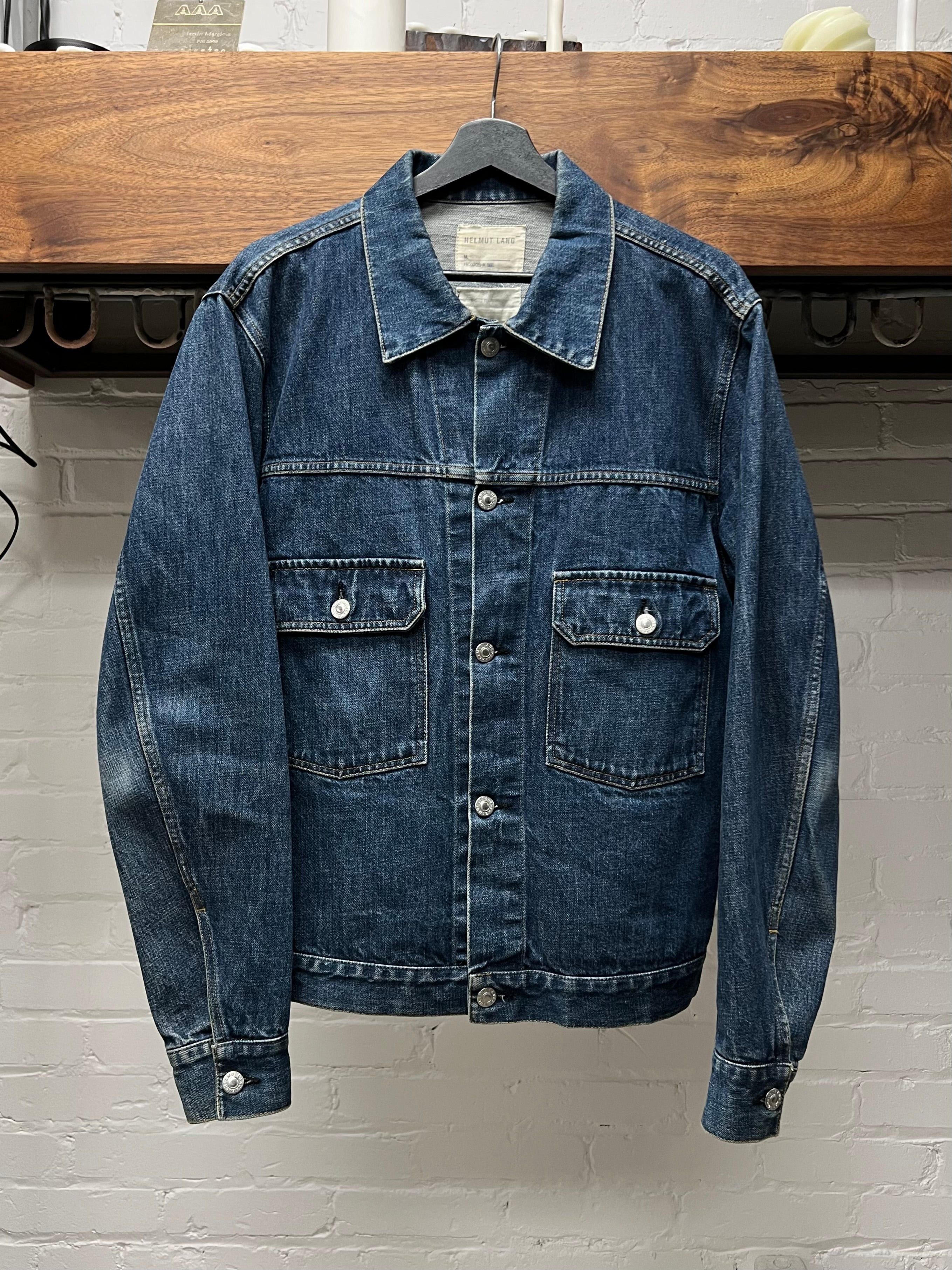 Helmut Lang Vintage 1998 Helmut Lang ‘Classic Denim’ Trucker Jacket Size US M / EU 48-50 / 2 - 1 Thumbnail