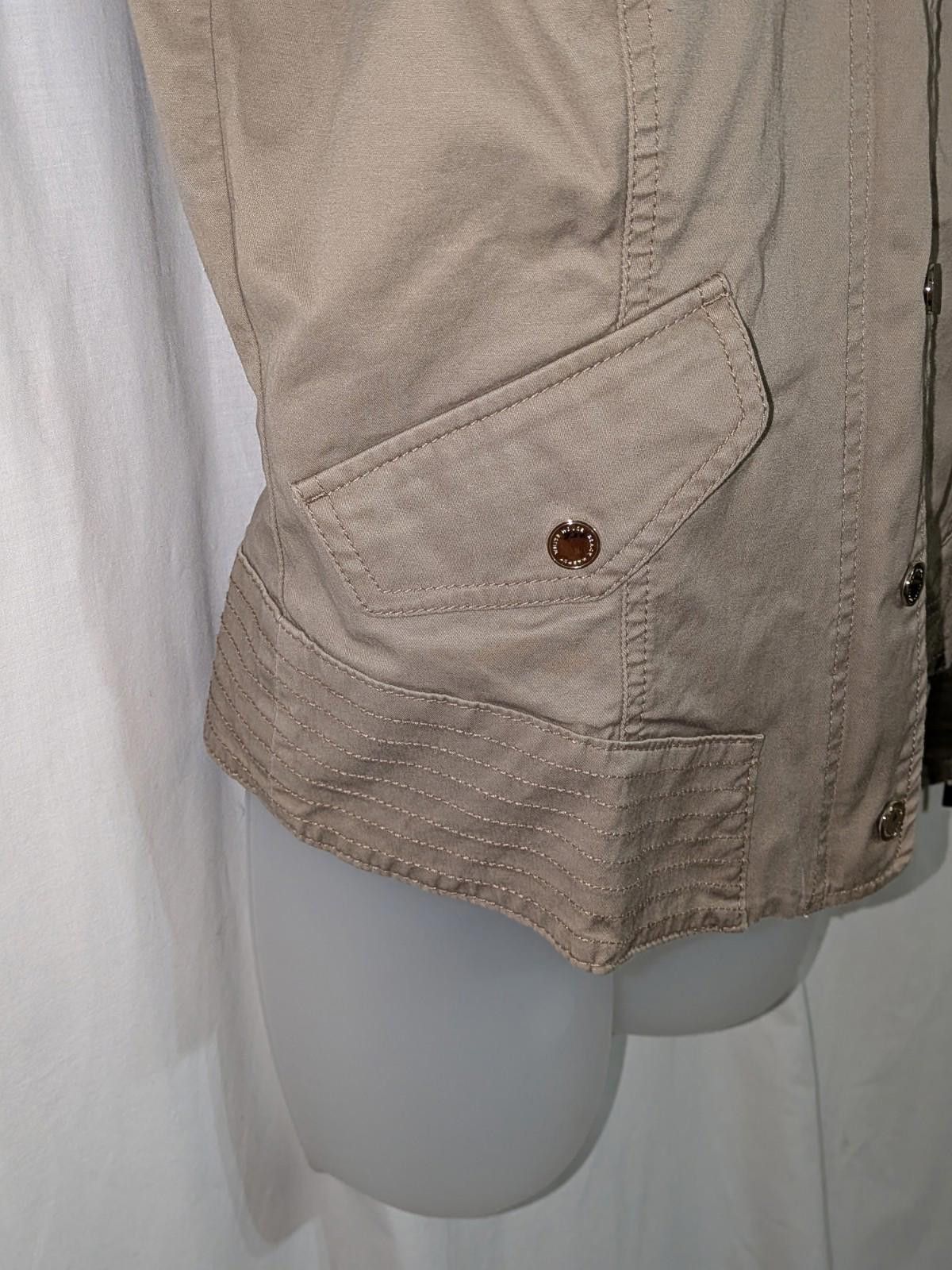 Designer White House Black Market Zip-up Motorcycle Biker Jacket Sz10 Size L / US 10 / IT 46 - 4 Thumbnail