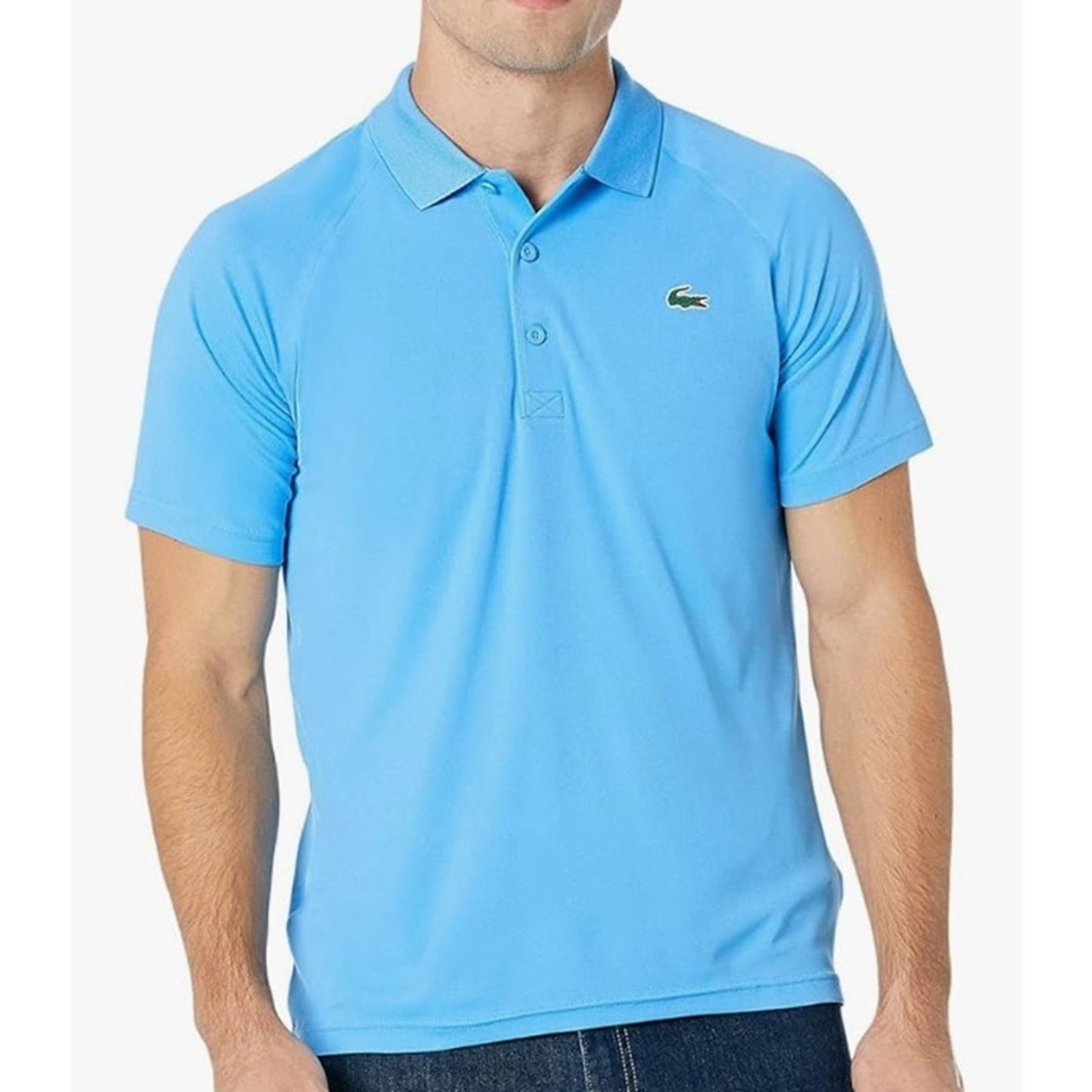Lacoste Lacoste Mens Ultra Dry Raglan Sleeve Polo Sport Short 2XL Size US XXL / EU 58 / 5 - 1 Thumbnail